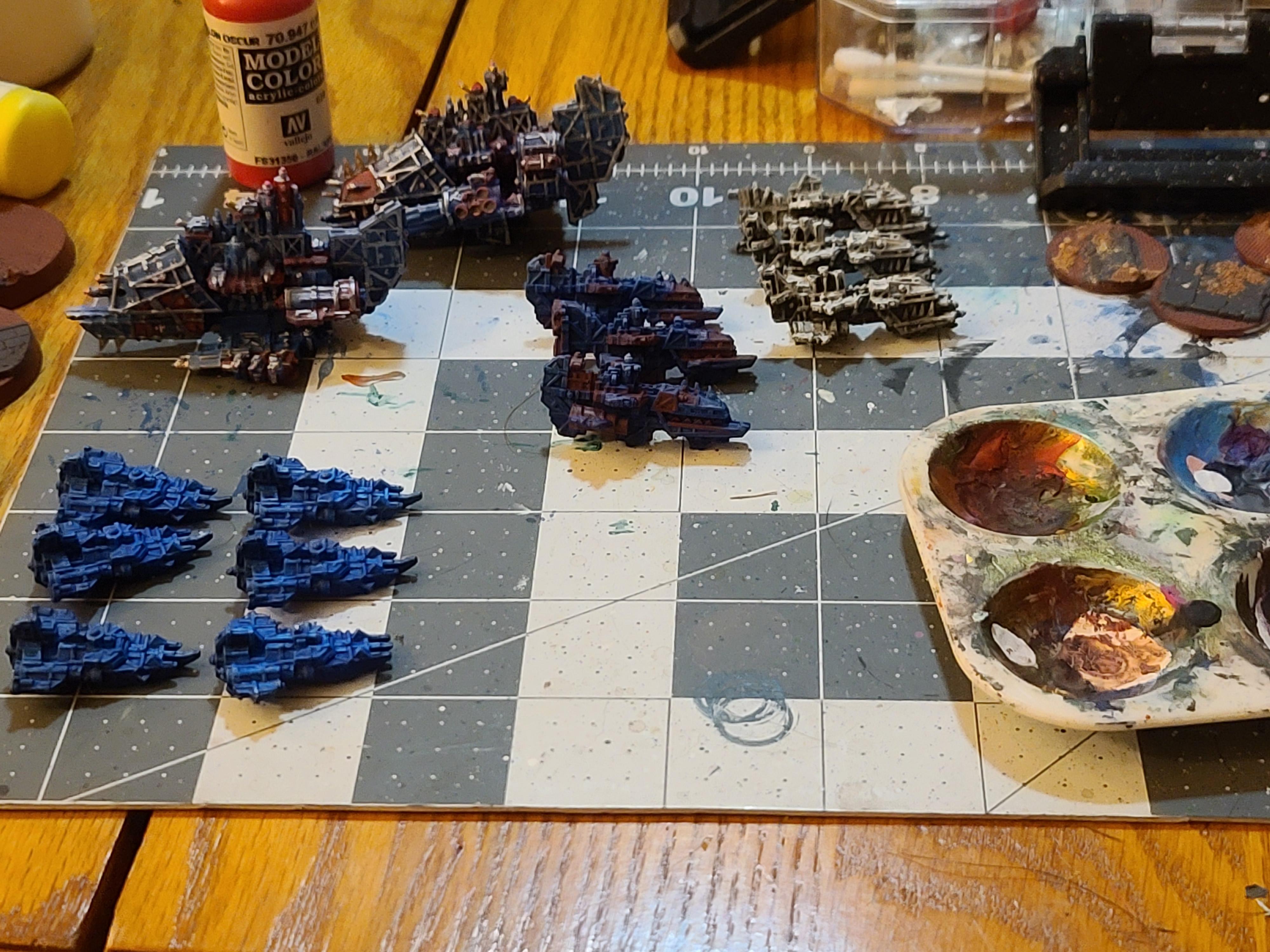 Bad Lighting, Battlefleet Gothic, Games Workshop, Orks