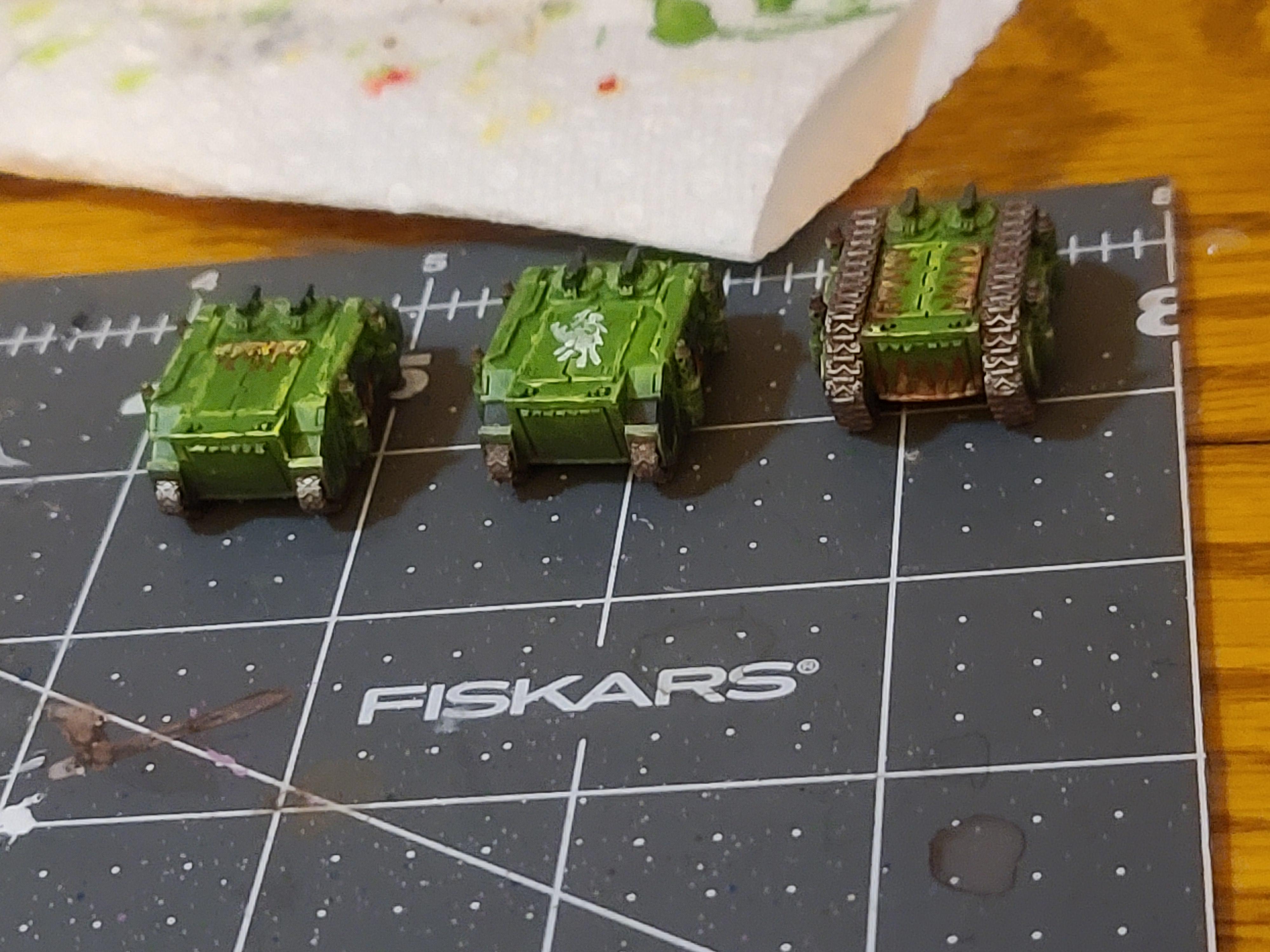 3d Printed, 6mm, Epic, Rhino, Salamanders, Space Marines