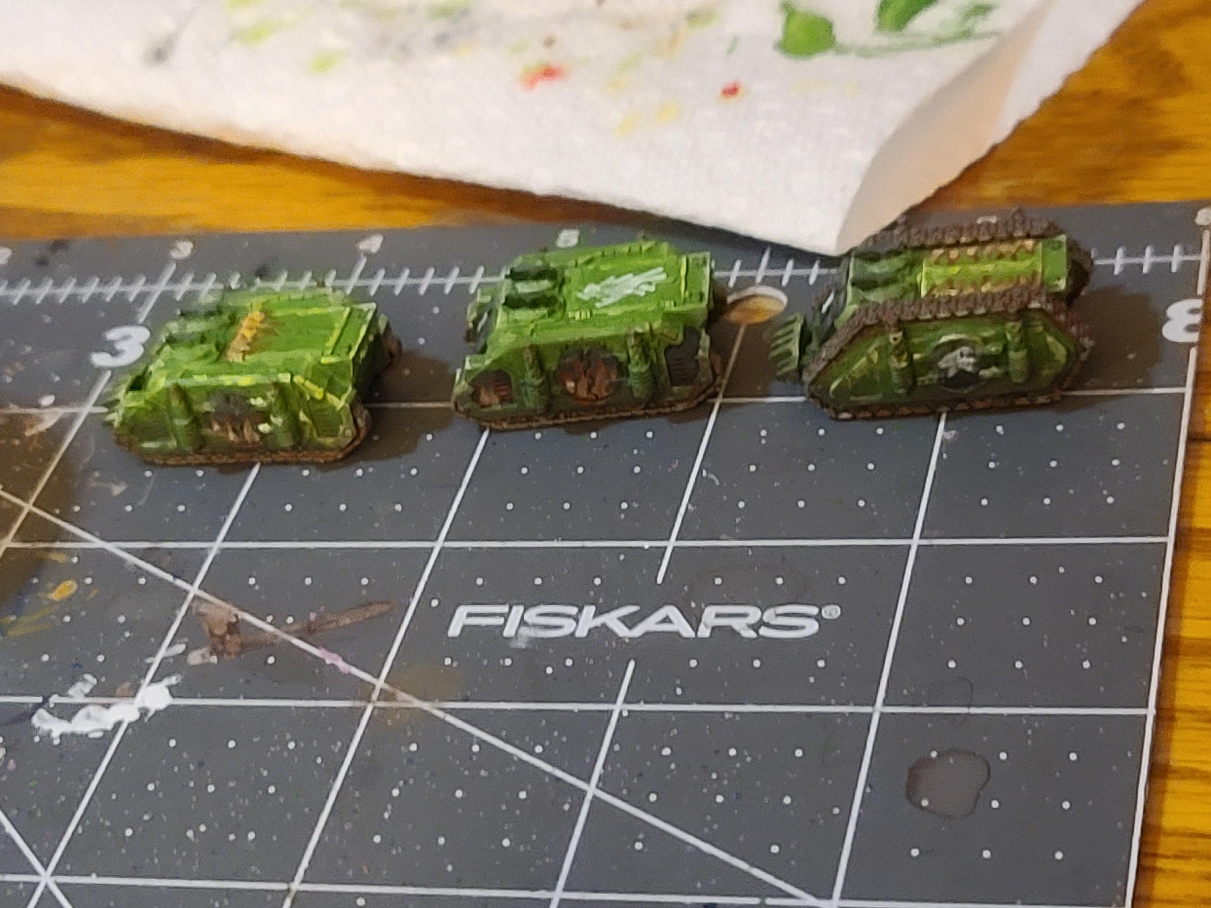 3d Printed, 6mm, Epic, Rhino, Salamanders, Space Marines