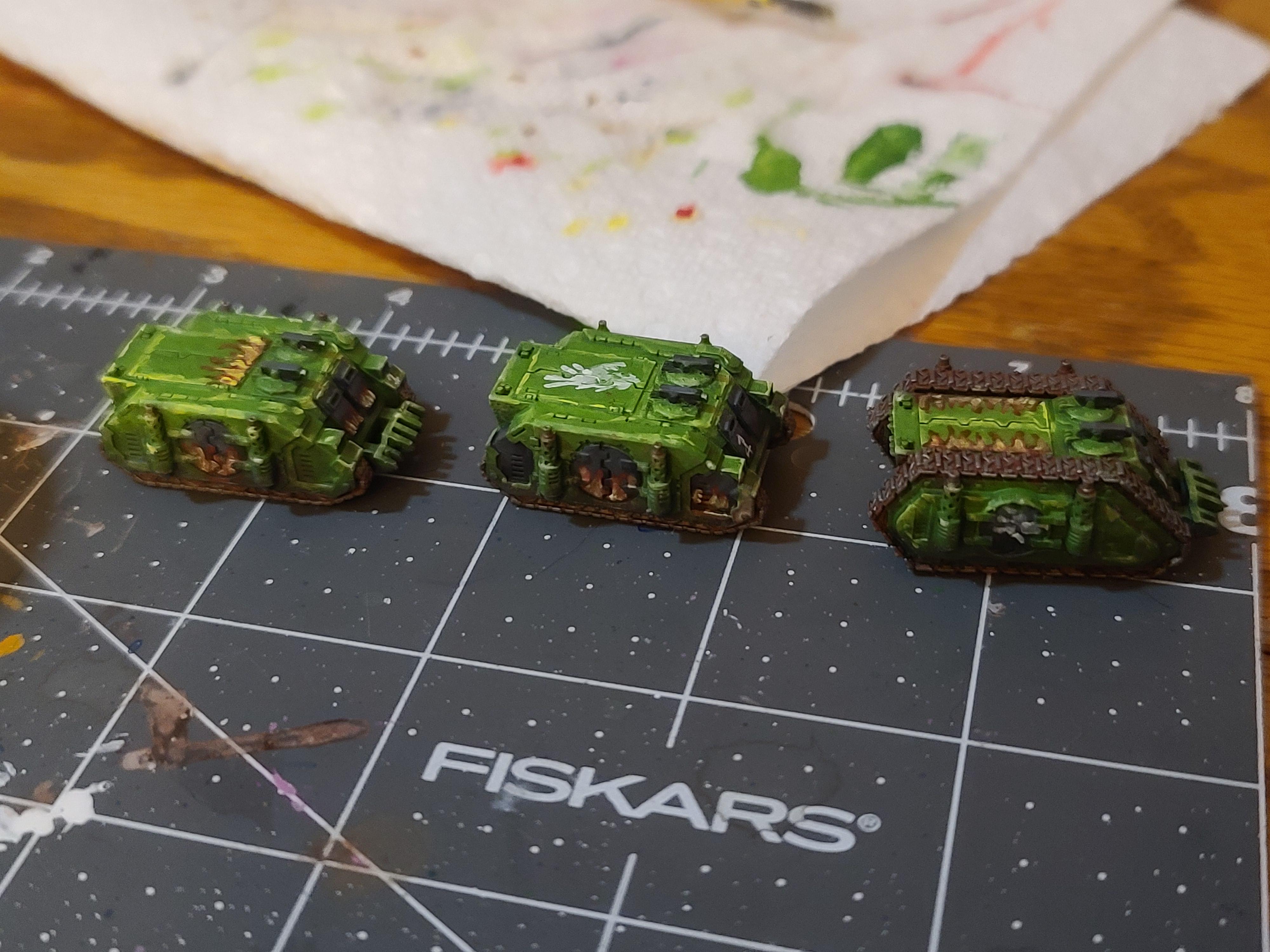 3d Printed, 6mm, Epic, Rhino, Salamanders, Space Marines