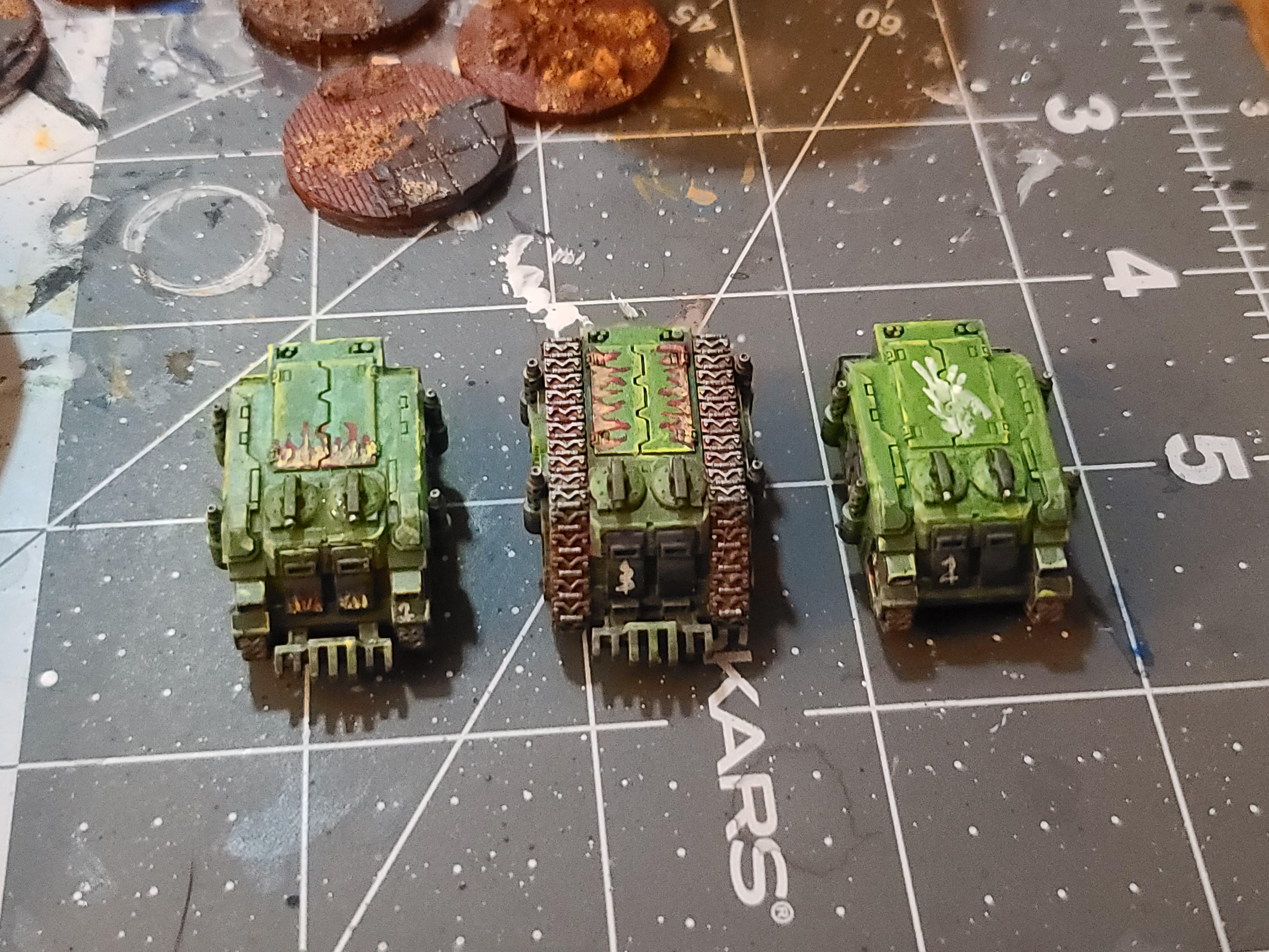3d Printed, 6mm, Epic, Rhino, Salamanders, Space Marines