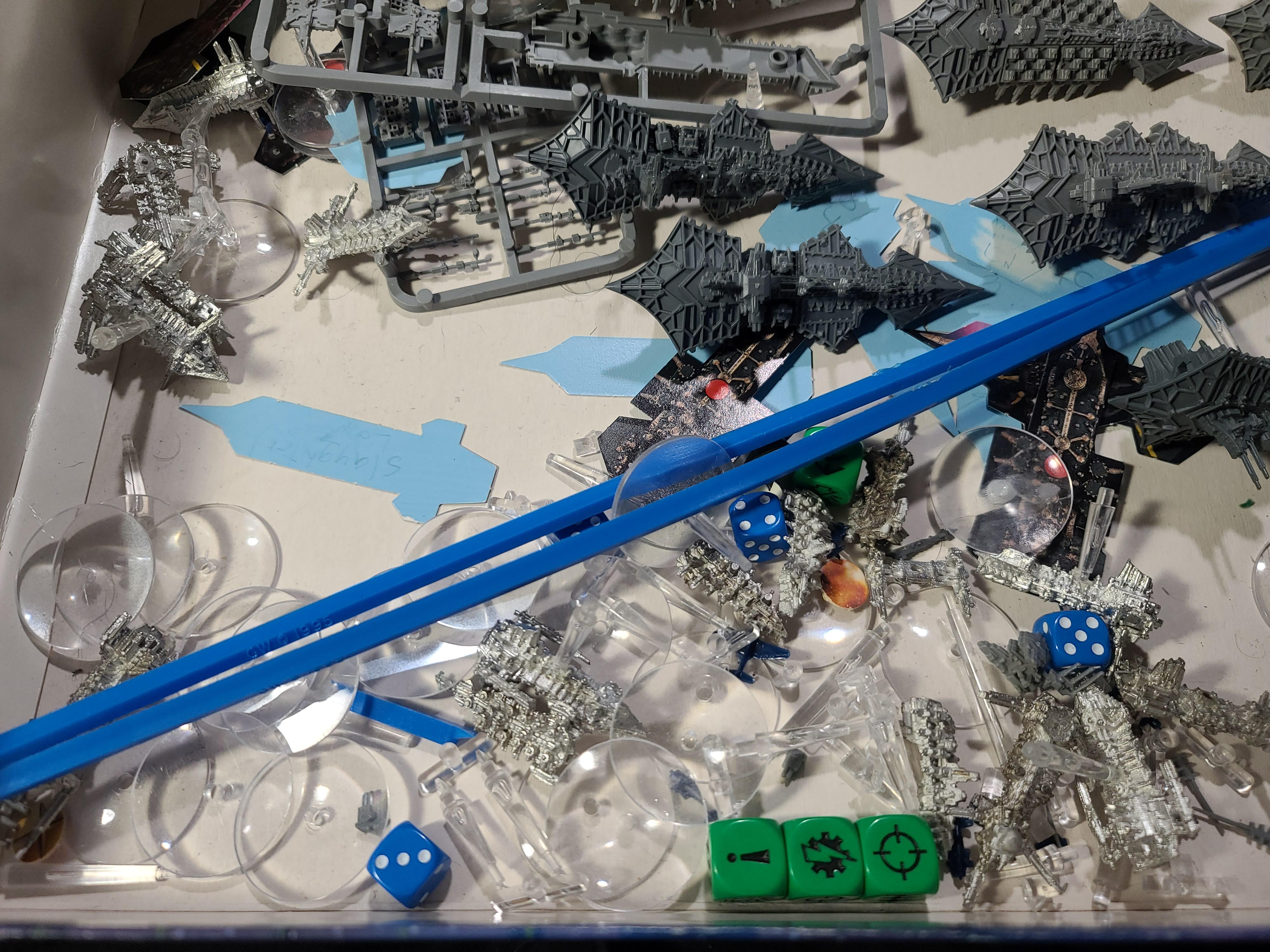 Battlefleet Gothic, Chaos, Cruiser, Escort, Games Workshop, Space Ships, Whippy Stick