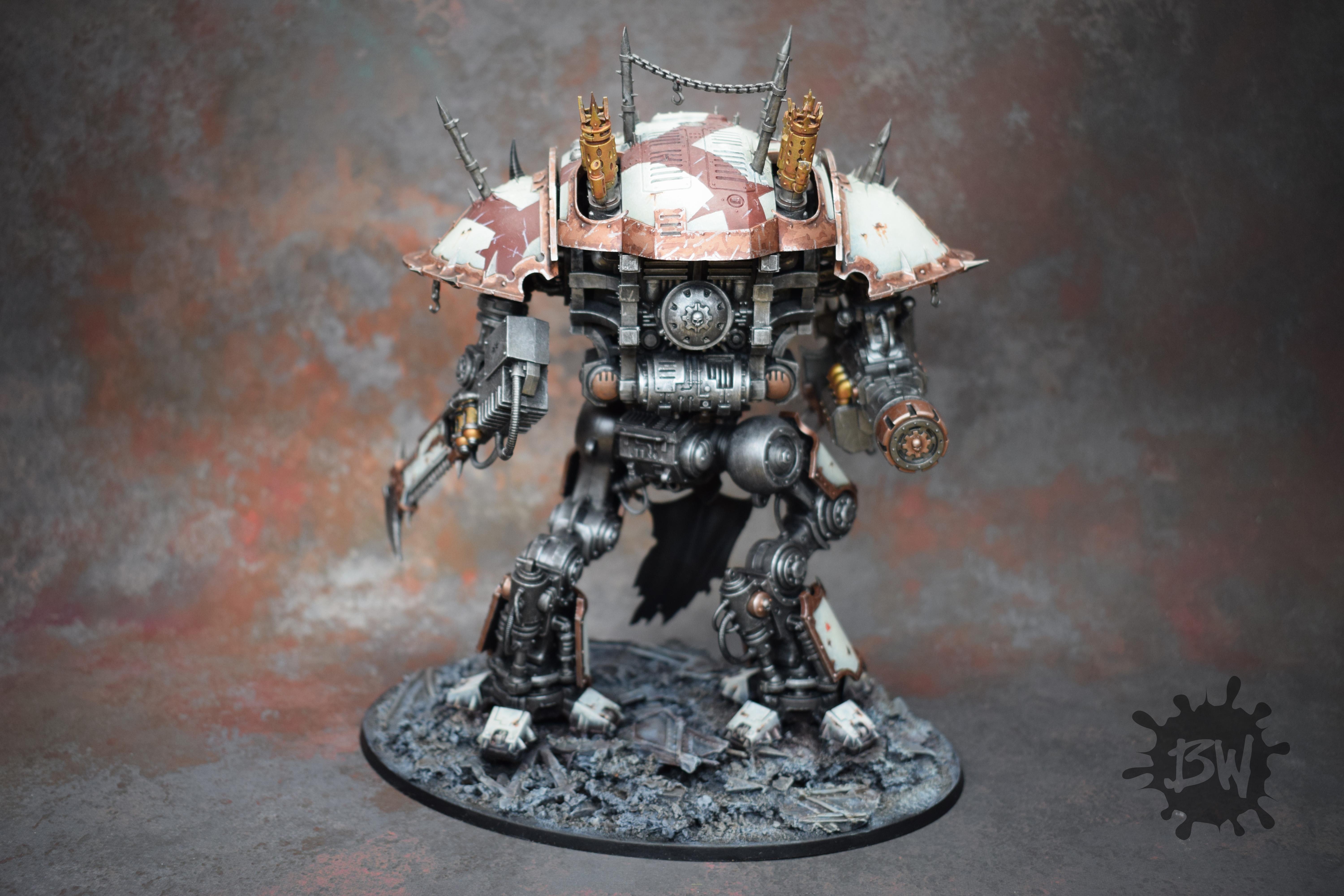 30k, Bw, Chaos, Games Workshop, Knight Desecrator, Warhammer 40,000, Warhammer Fantasy