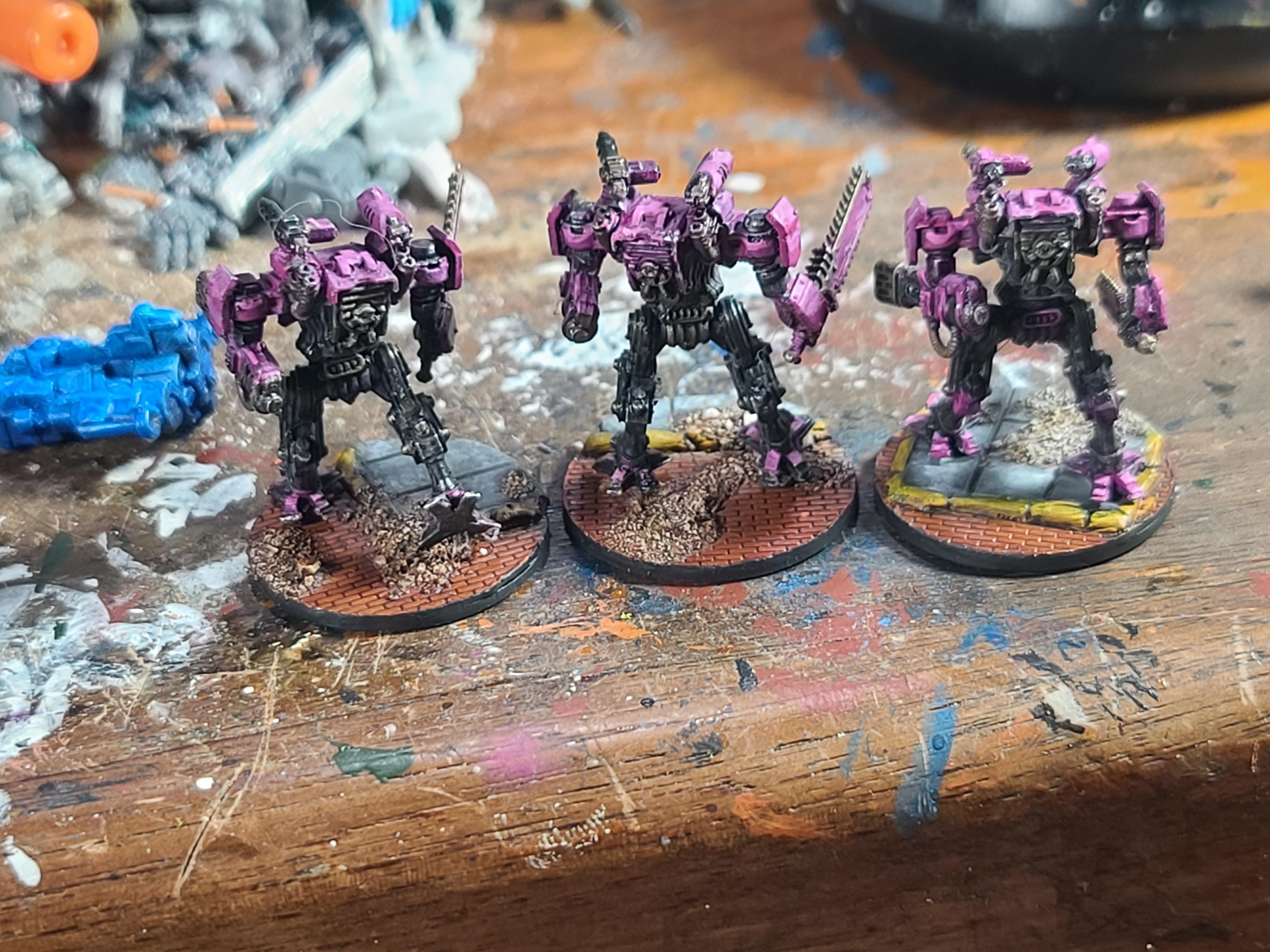 6mm, Adeptus Titanicus, Armigers, Vanguard Miniatures