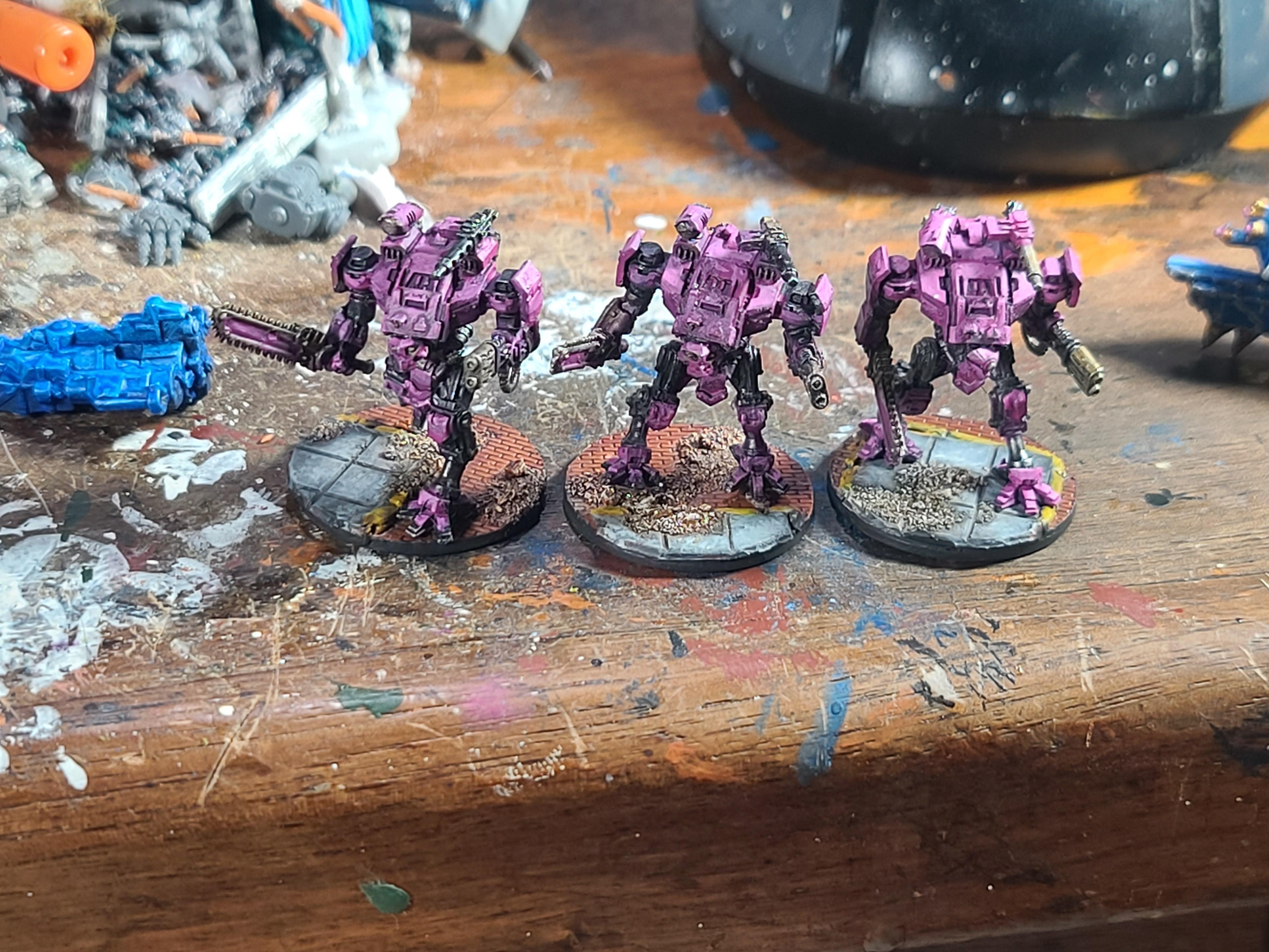 6mm, Adeptus Titanicus, Armigers, Vanguard Miniatures