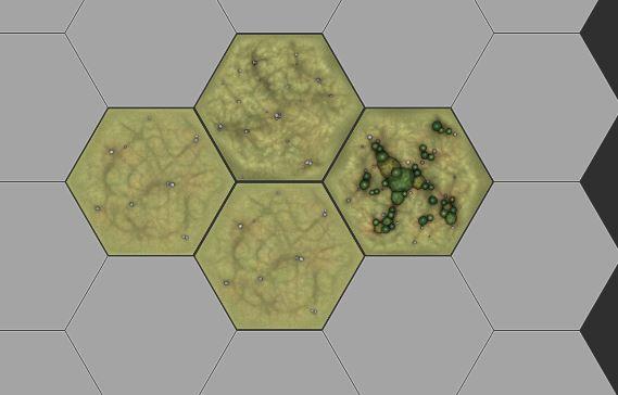 Hexton Hills, Snapshot from Hexton Hills map generator