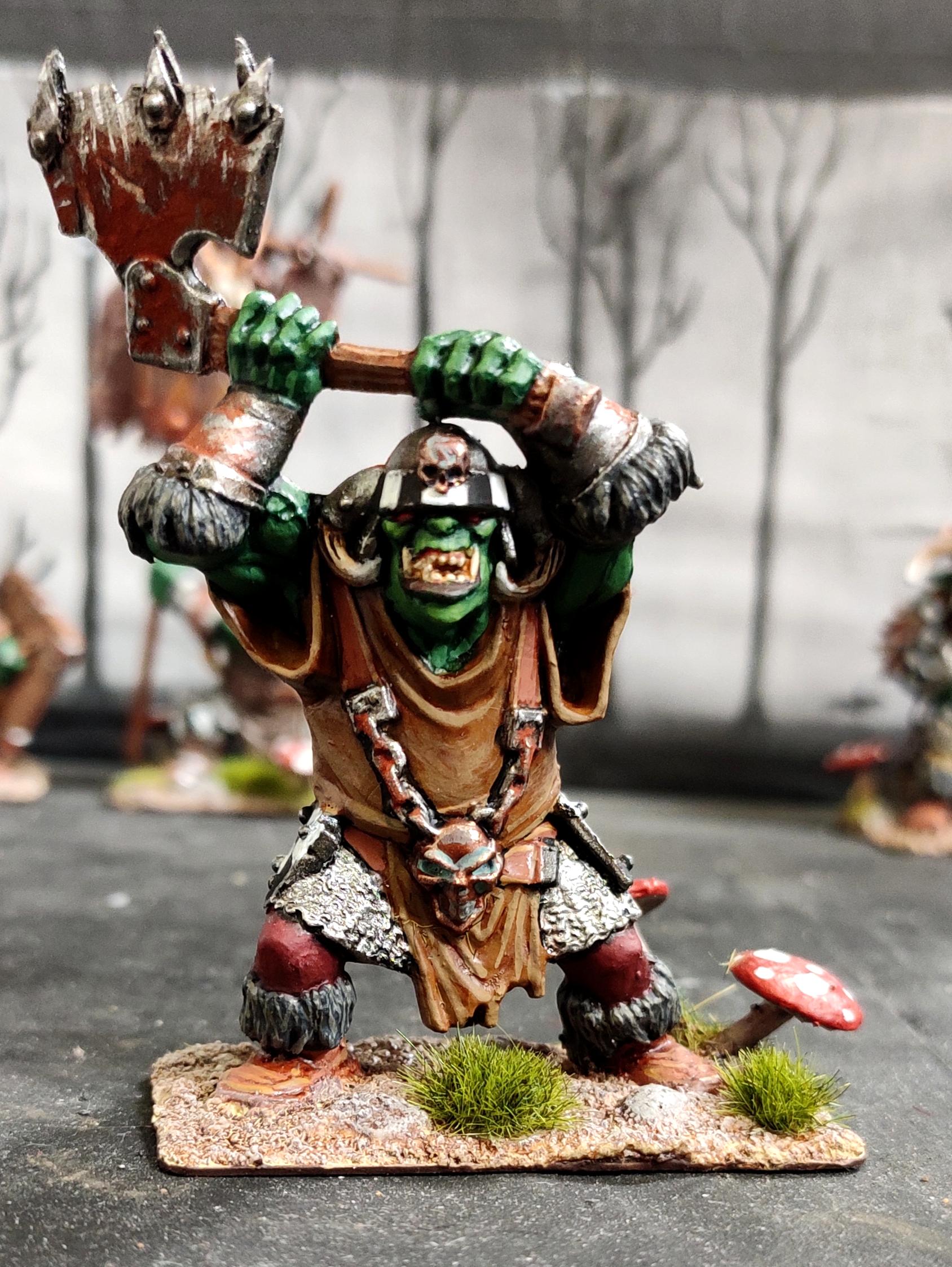 Axe, Conversion, Fantasy Battles, From Russia, Infantry, Mushroom, Orcs, Regiment, Technolog, Tehnolog, Warband