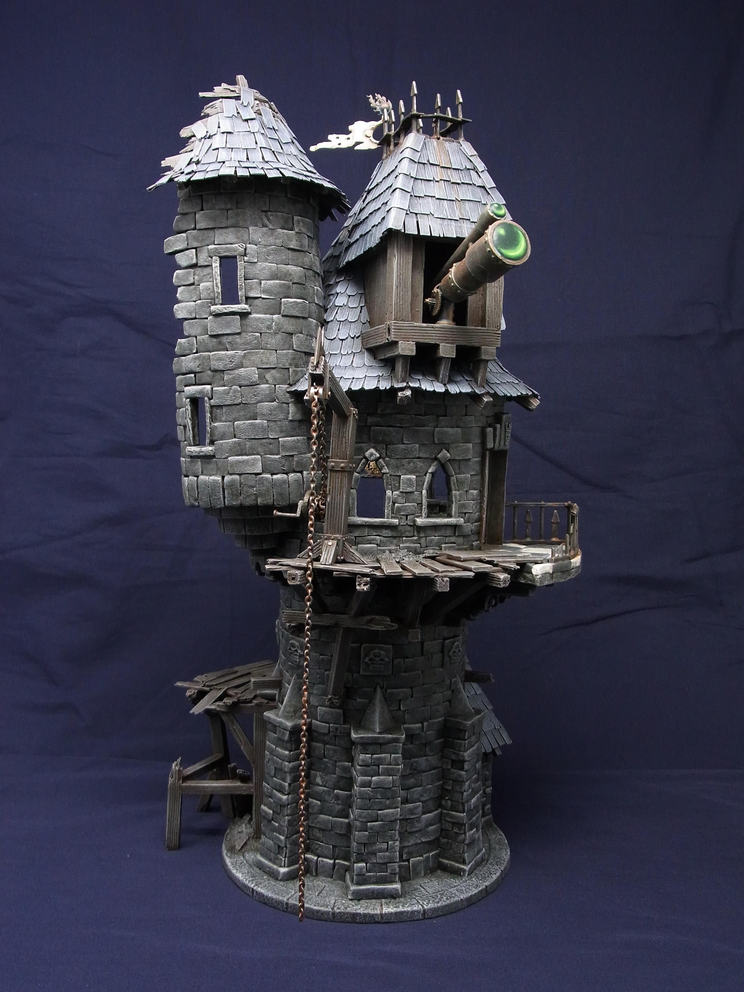 Crane, Mordheim, Ruin, Scratch Build, Telescope, The Empire, Tower, Warhammer Fantasy