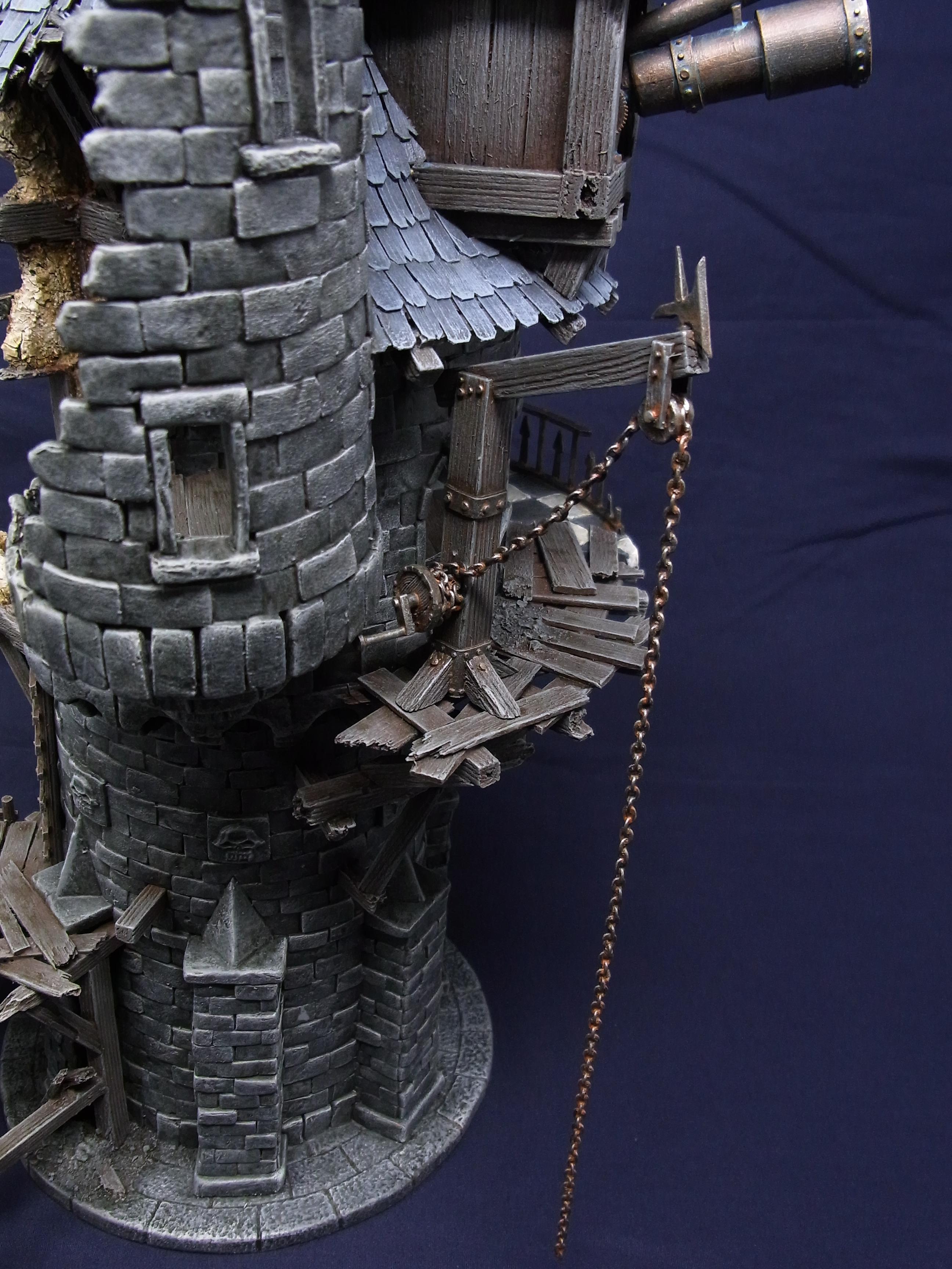 Crane, Mordheim, Ruin, Scratch Build, The Empire, Tower, Warhammer Fantasy