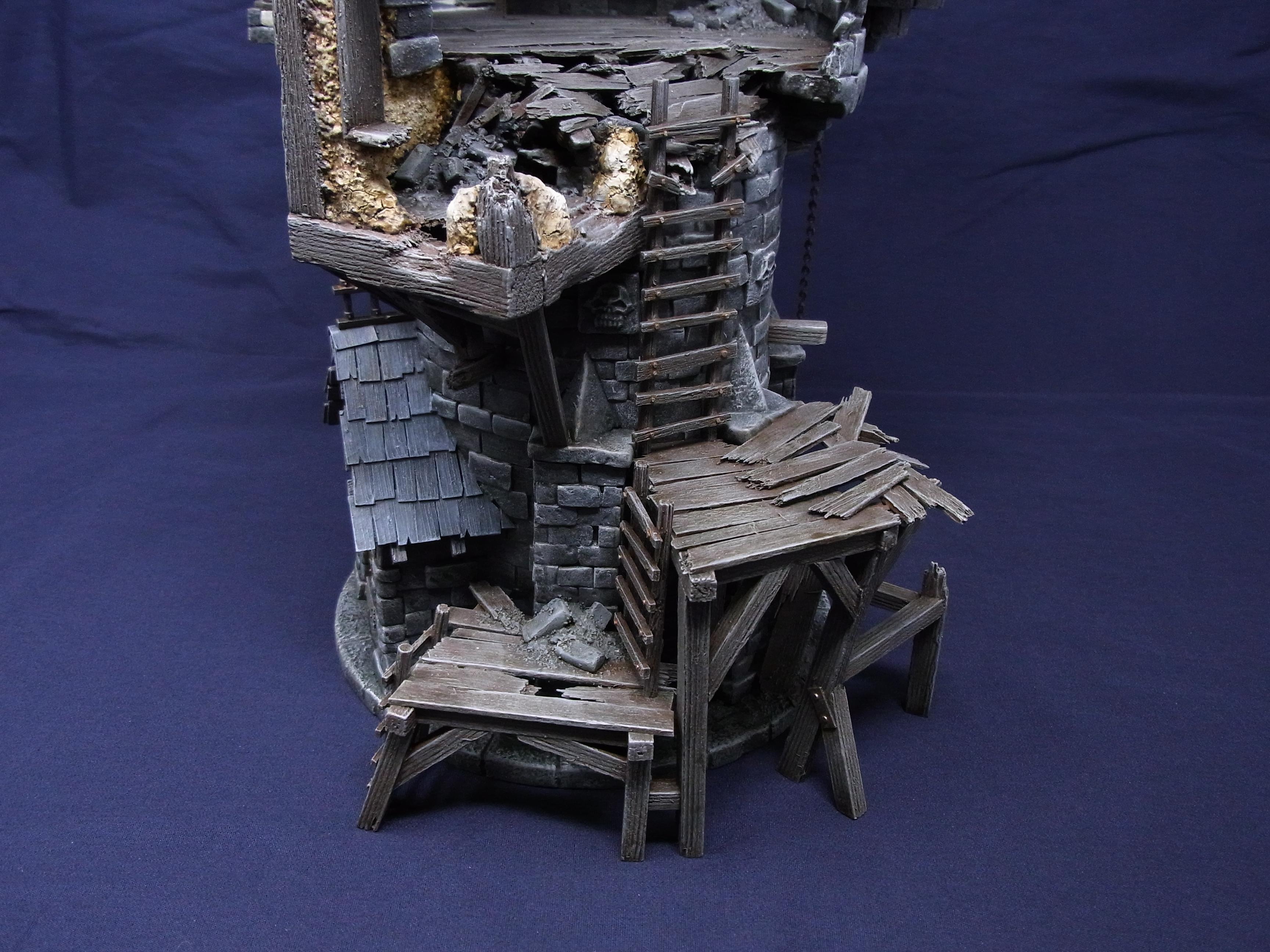 Mordheim, Ruin, Scratch Build, The Empire, Tower, Warhammer Fantasy