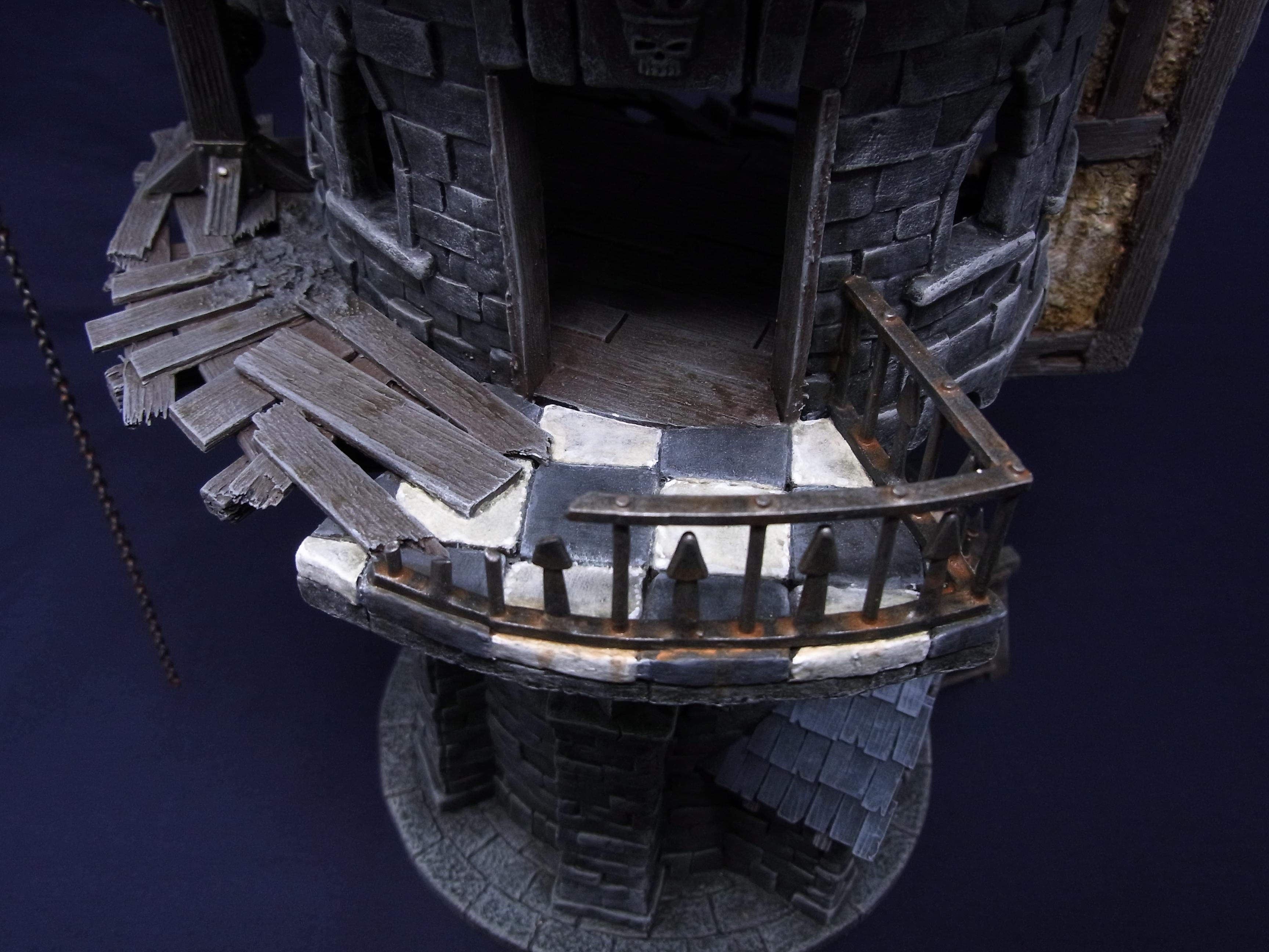 Crane, Mordheim, Ruin, Scratch Build, The Empire, Tower, Warhammer Fantasy