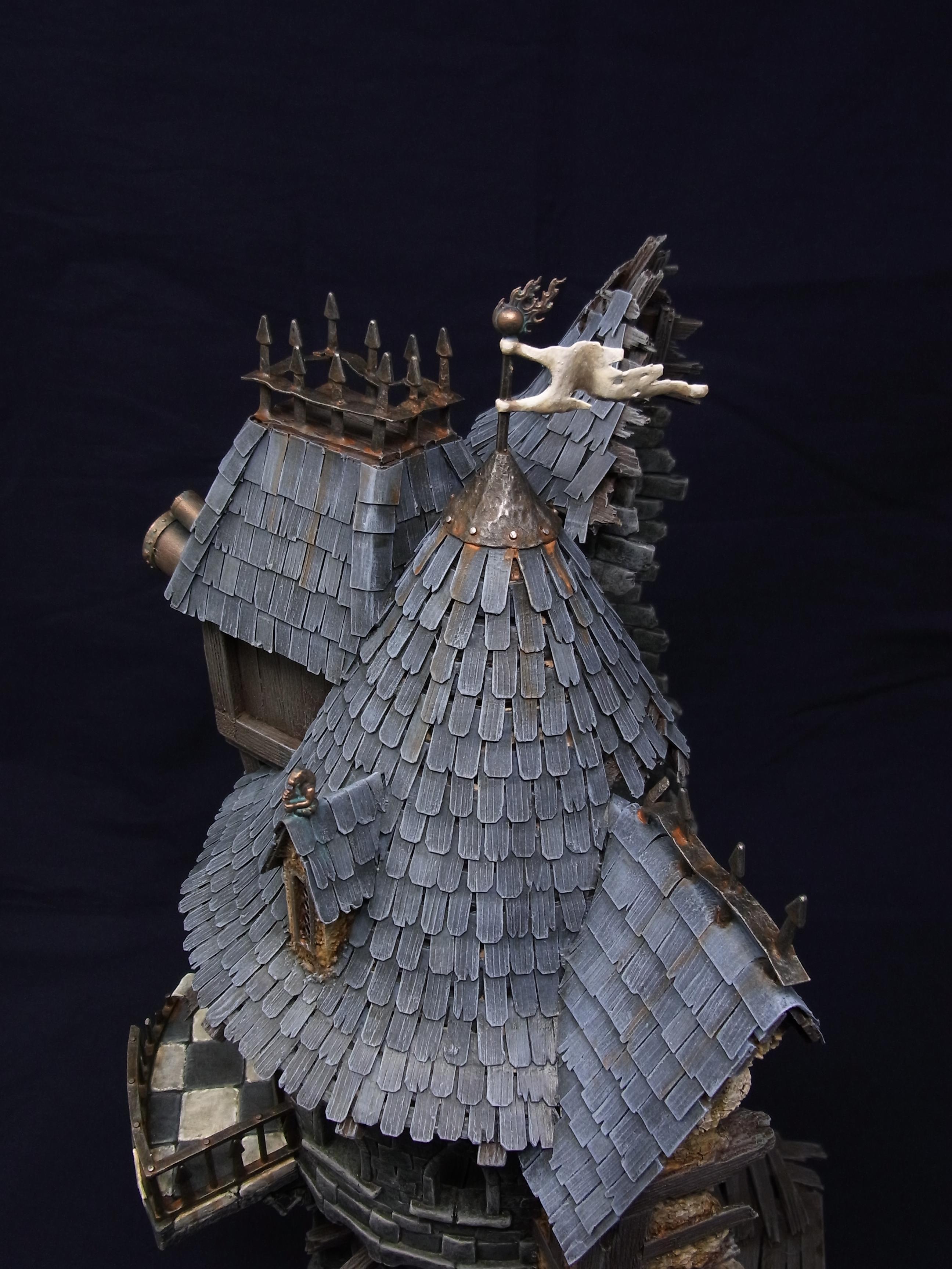 Flag, Mordheim, Ruin, Scratch Build, The Empire, Tower, Warhammer Fantasy