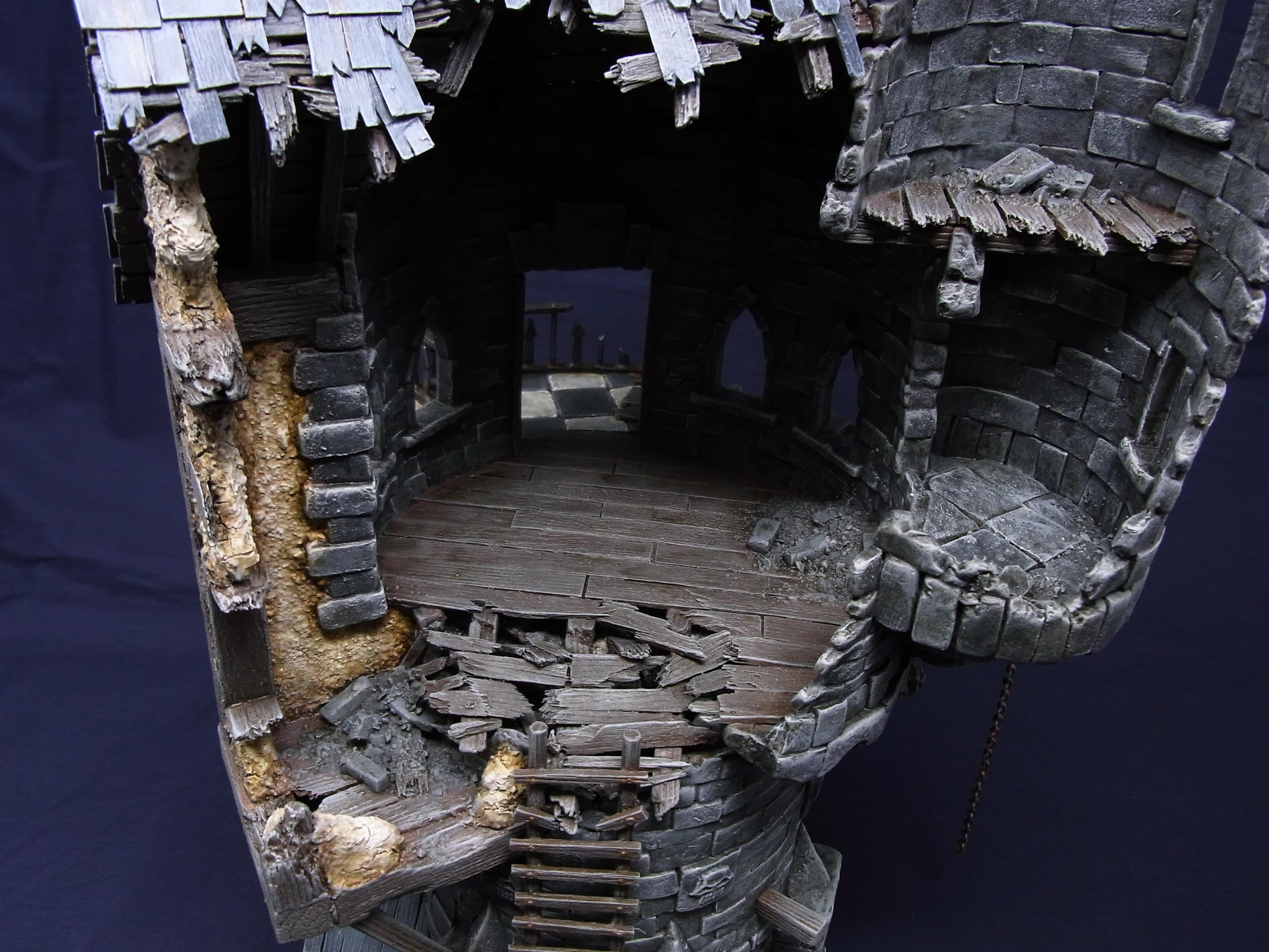 Mordheim, Ruin, Scratch Build, The Empire, Tower, Warhammer Fantasy