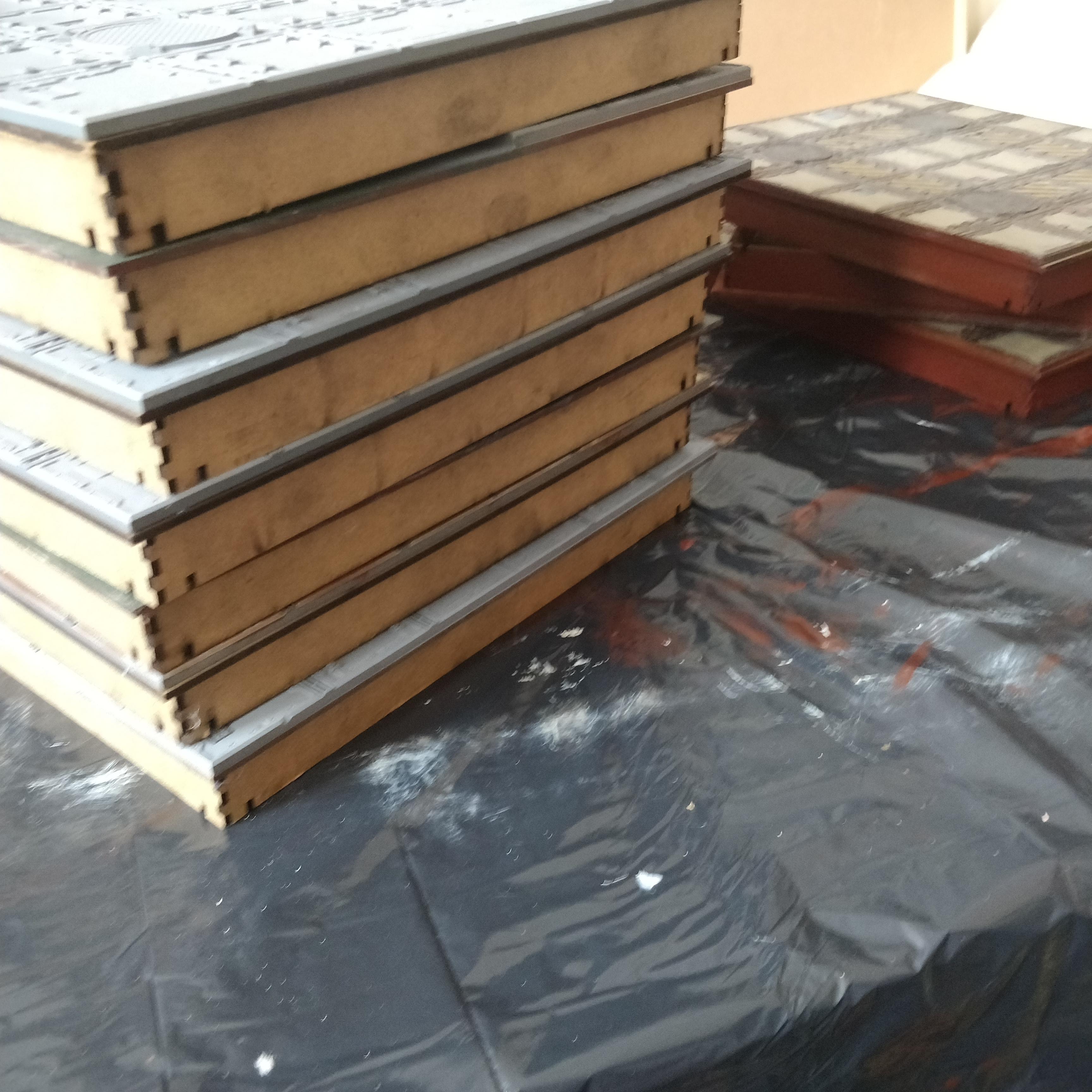 Ash Wastes, Display Shelf, Foam Board, Terrain