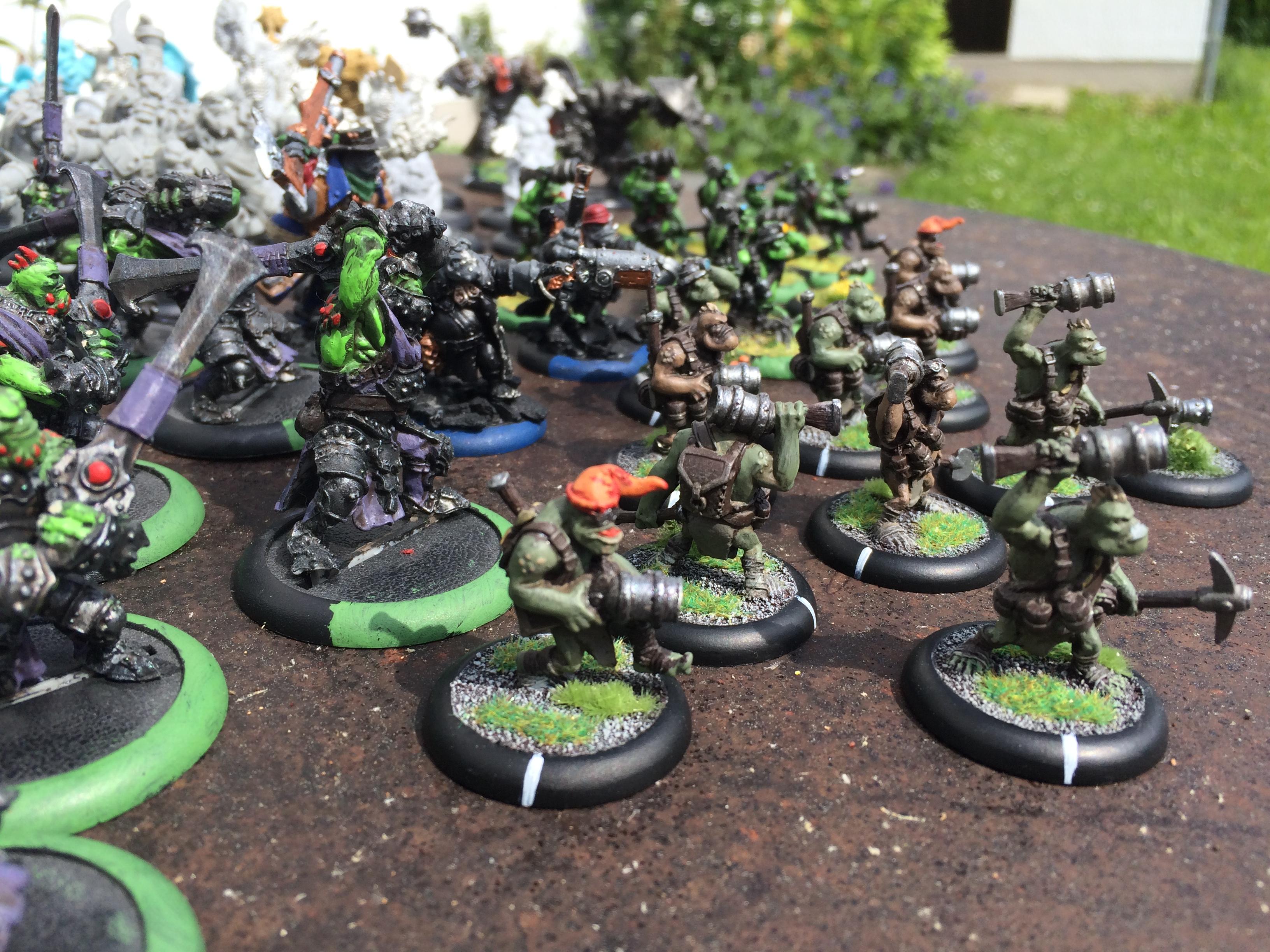 Berserkers, Charakters, Cryx, Cygnar, Khador, Minions, Sentinel, Trollbloods, Warjack