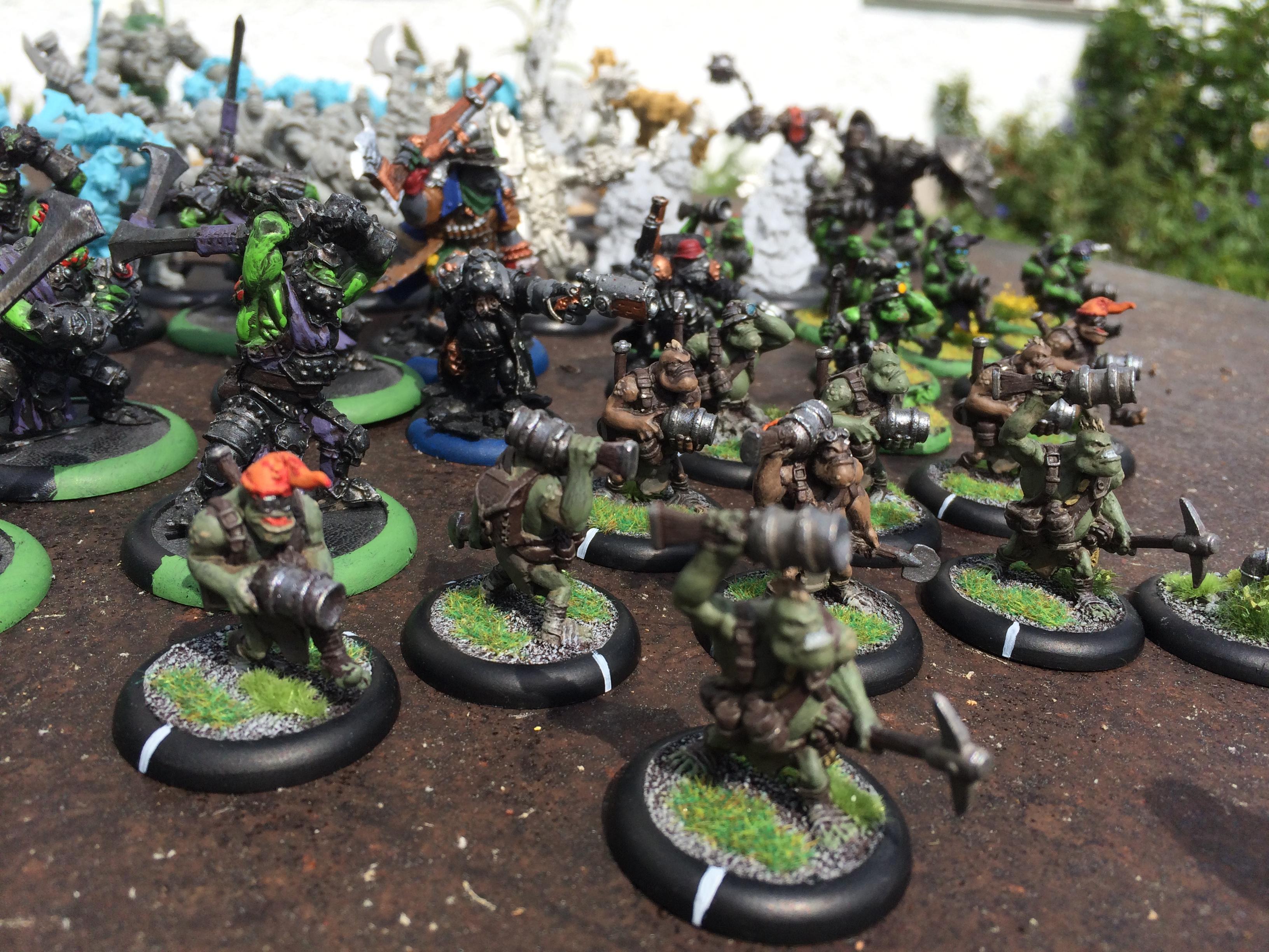 Berserkers, Charakters, Cryx, Cygnar, Khador, Minions, Sentinel, Trollbloods, Warjack