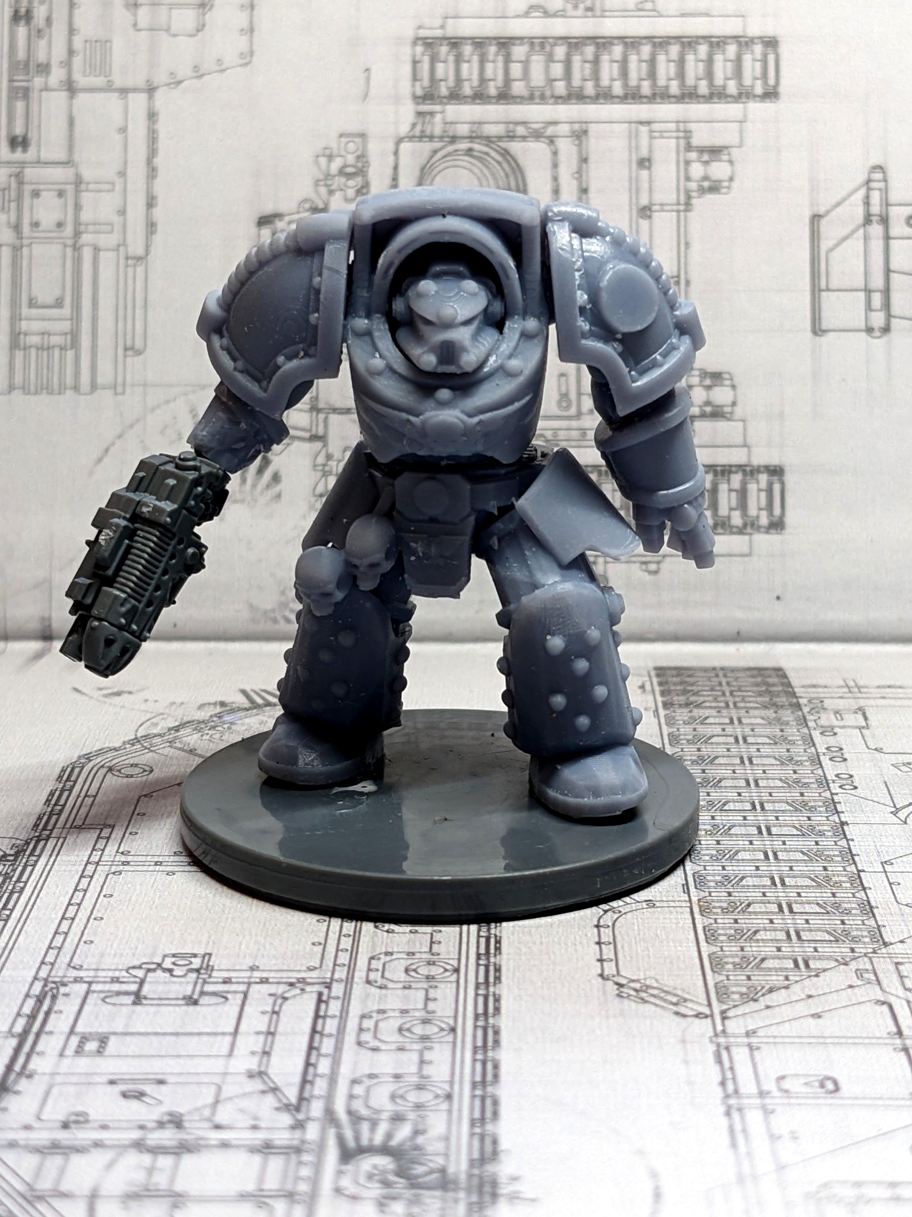 3d Print, Conversion, Terminator Armor, Thousand Sons