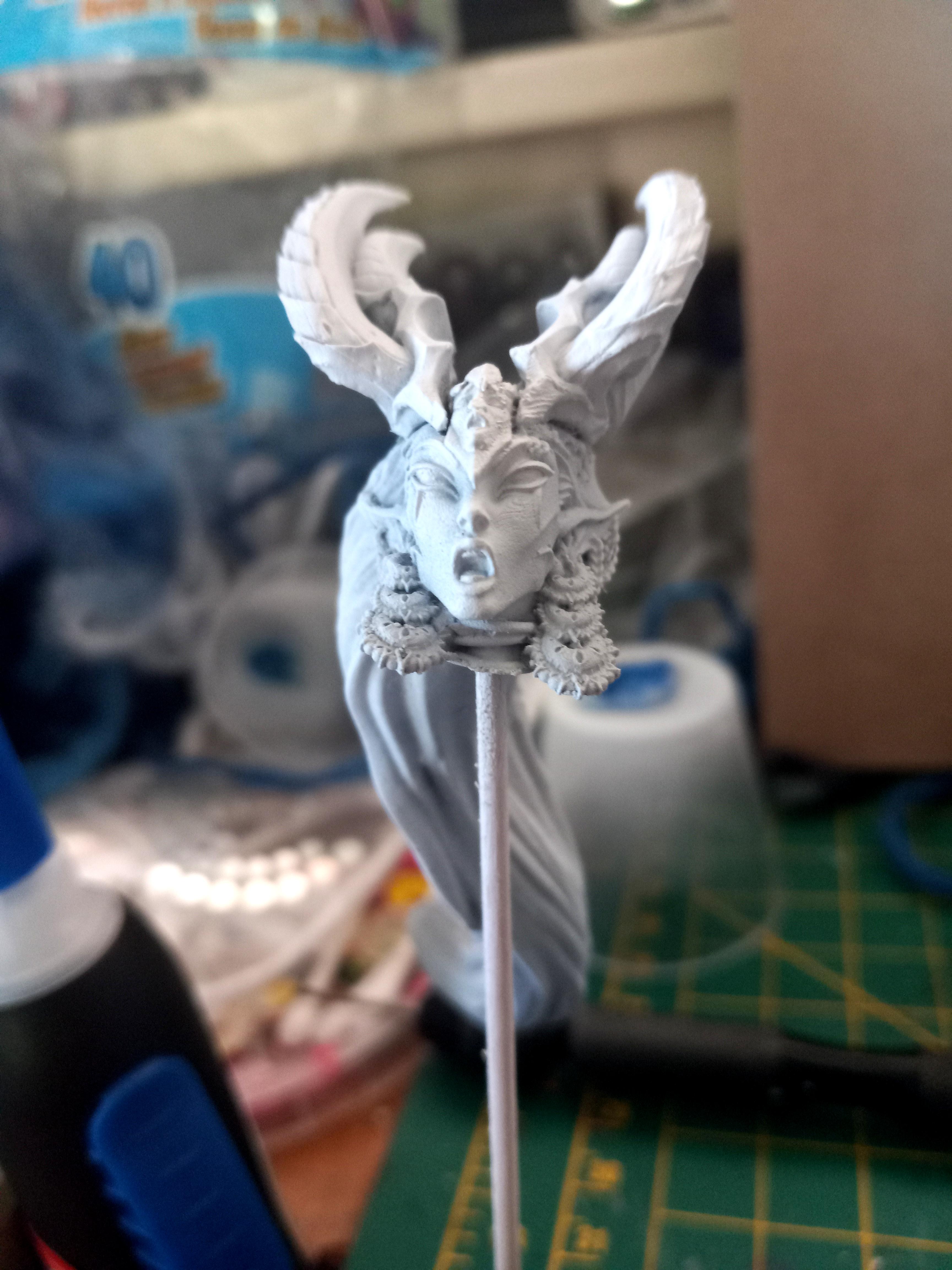Airbrush, Avatar Taipahn, Hand Painting, Model Painting, Painting, Raging Heroes, Wet Blending, Work In Progress