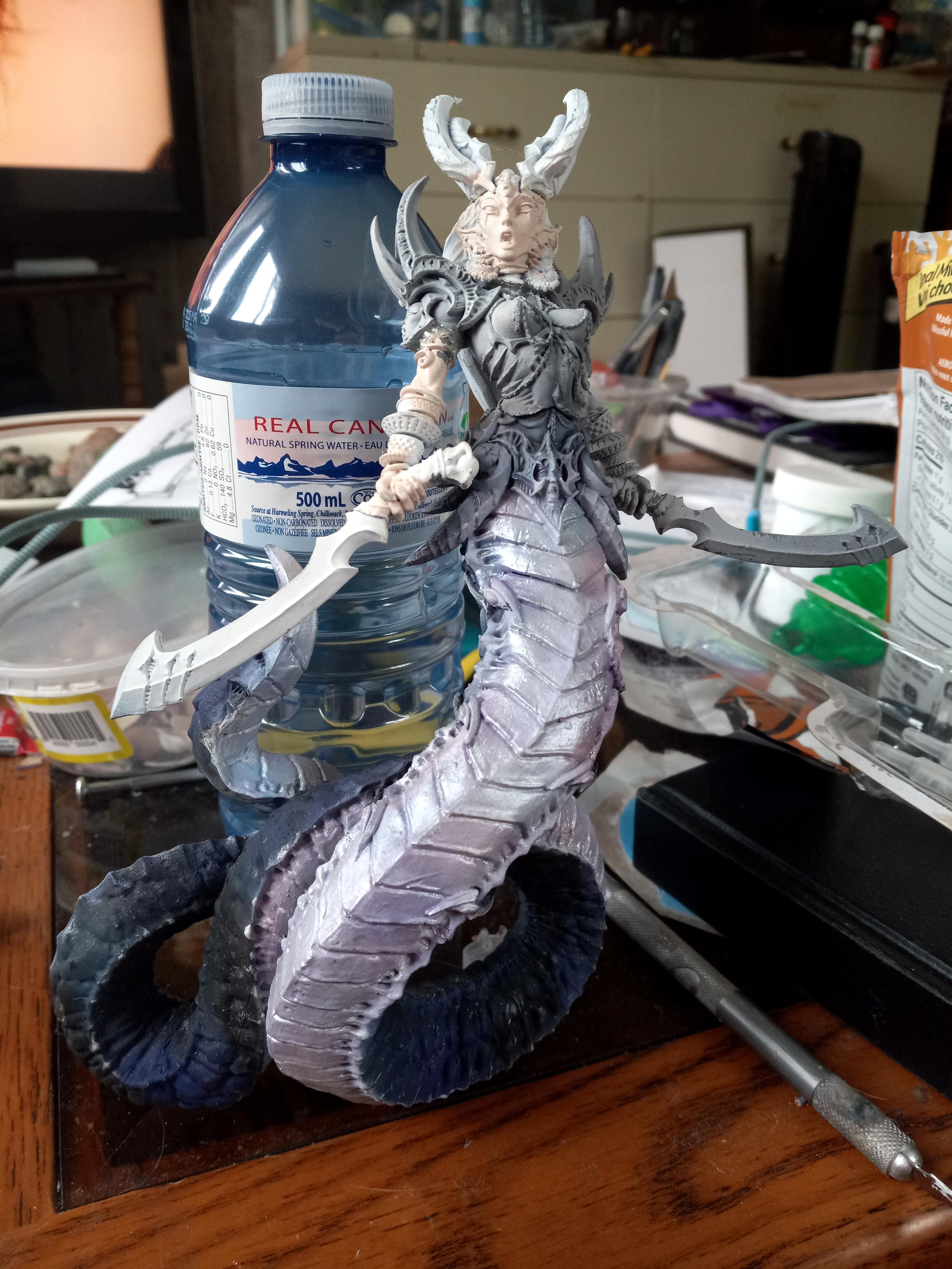 Airbrush, Avatar Taipahn, Hand Painting, Model Painting, Painting, Raging Heroes, Wet Blending, Work In Progress