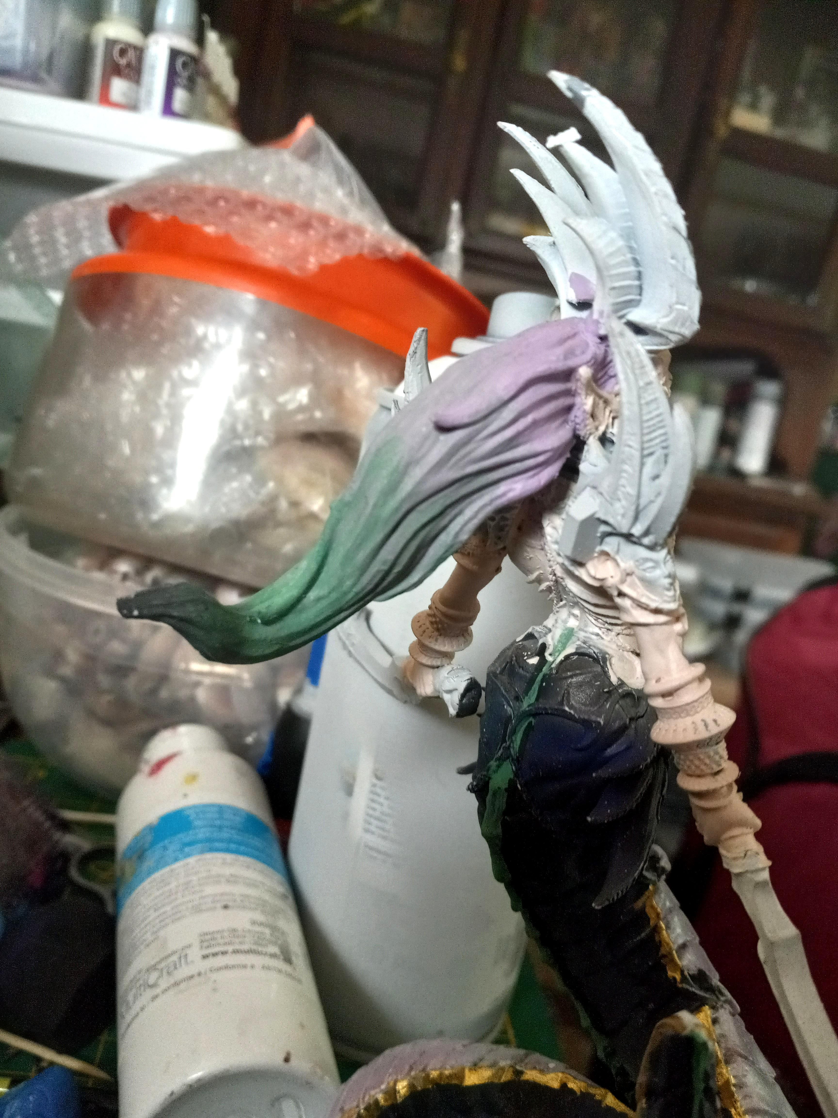 Airbrush, Avatar Taipahn, Hand Painting, Model Painting, Painting, Raging Heroes, Wet Blending, Work In Progress