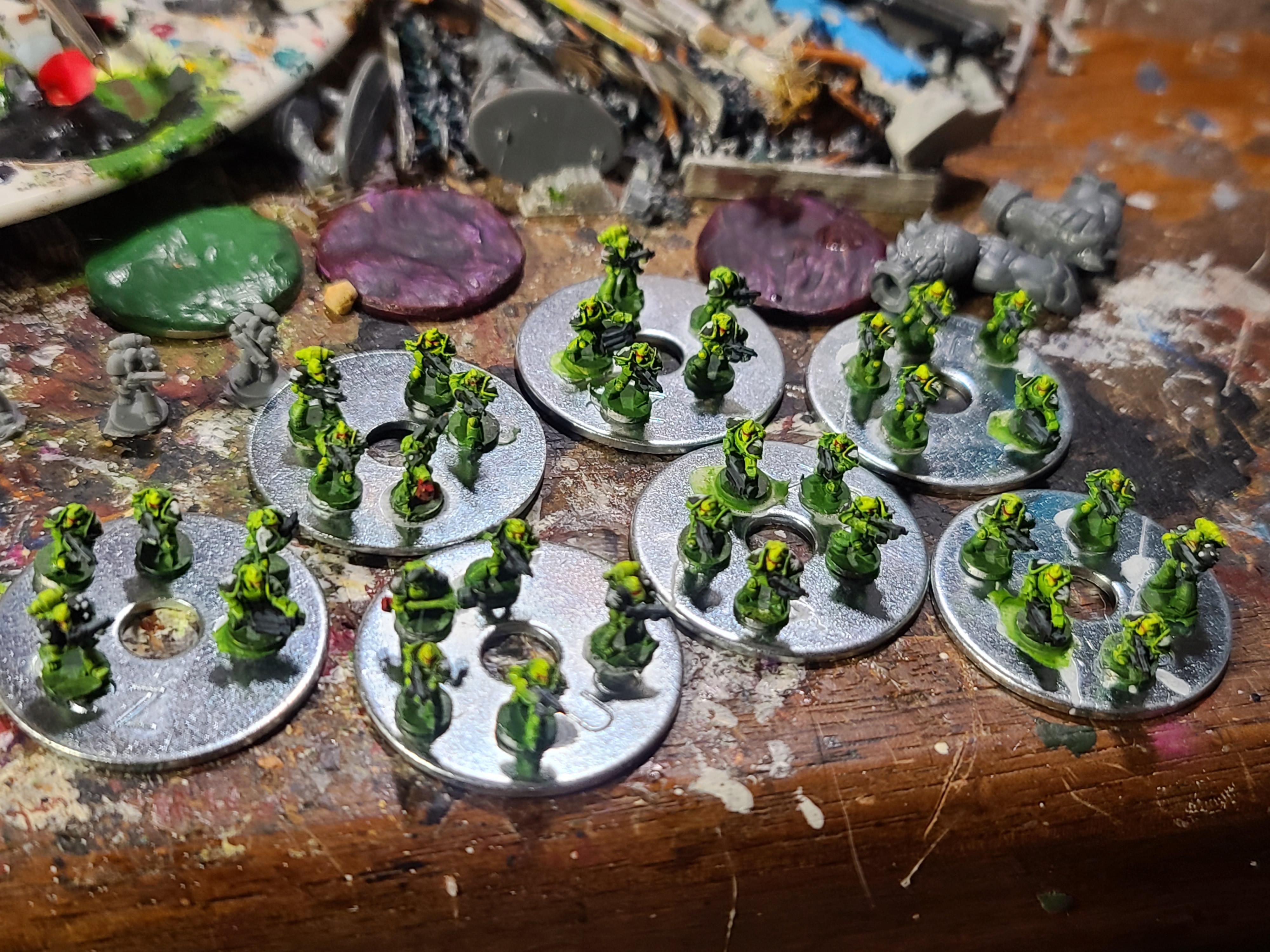 6mm, Affray Squads, Epic, Games Workshop, Space Marines, Vanguard Miniatures