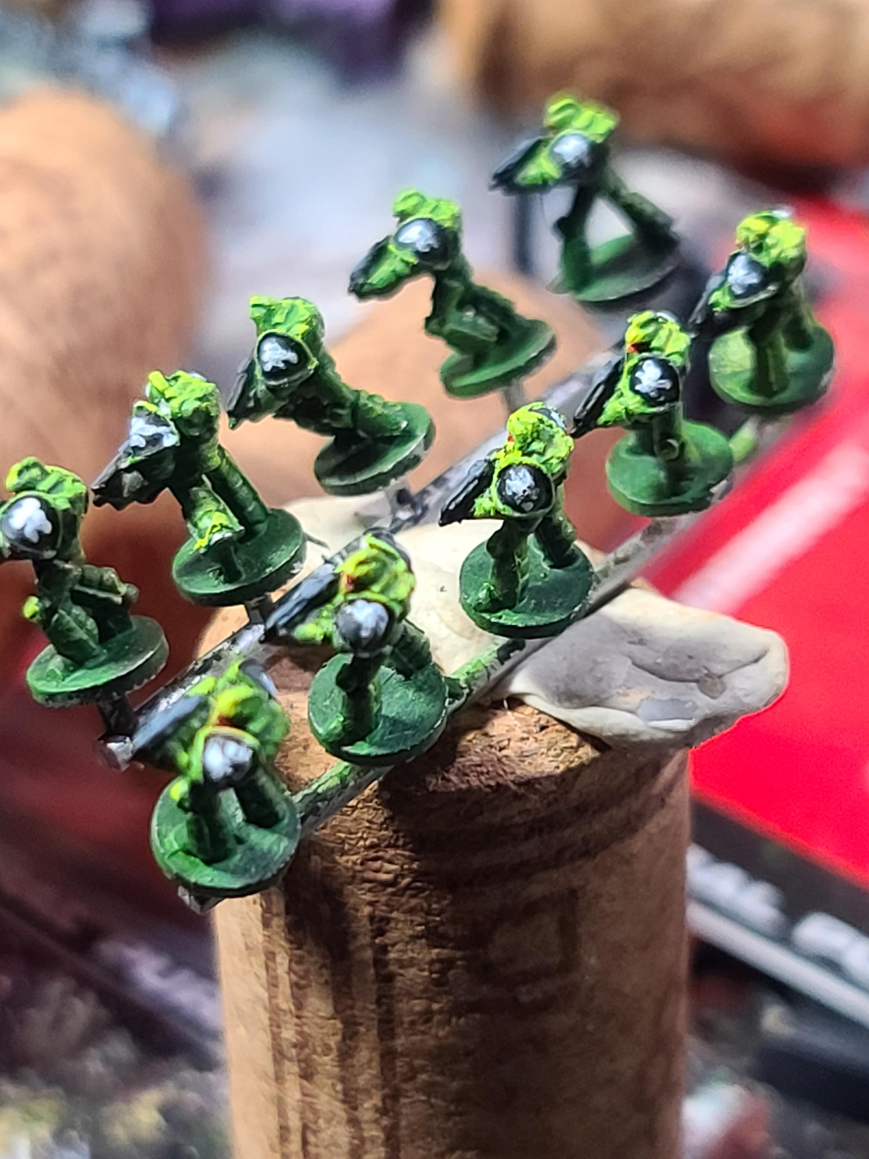 6mm, Affray Squads, Epic, Games Workshop, Space Marines, Vanguard Miniatures