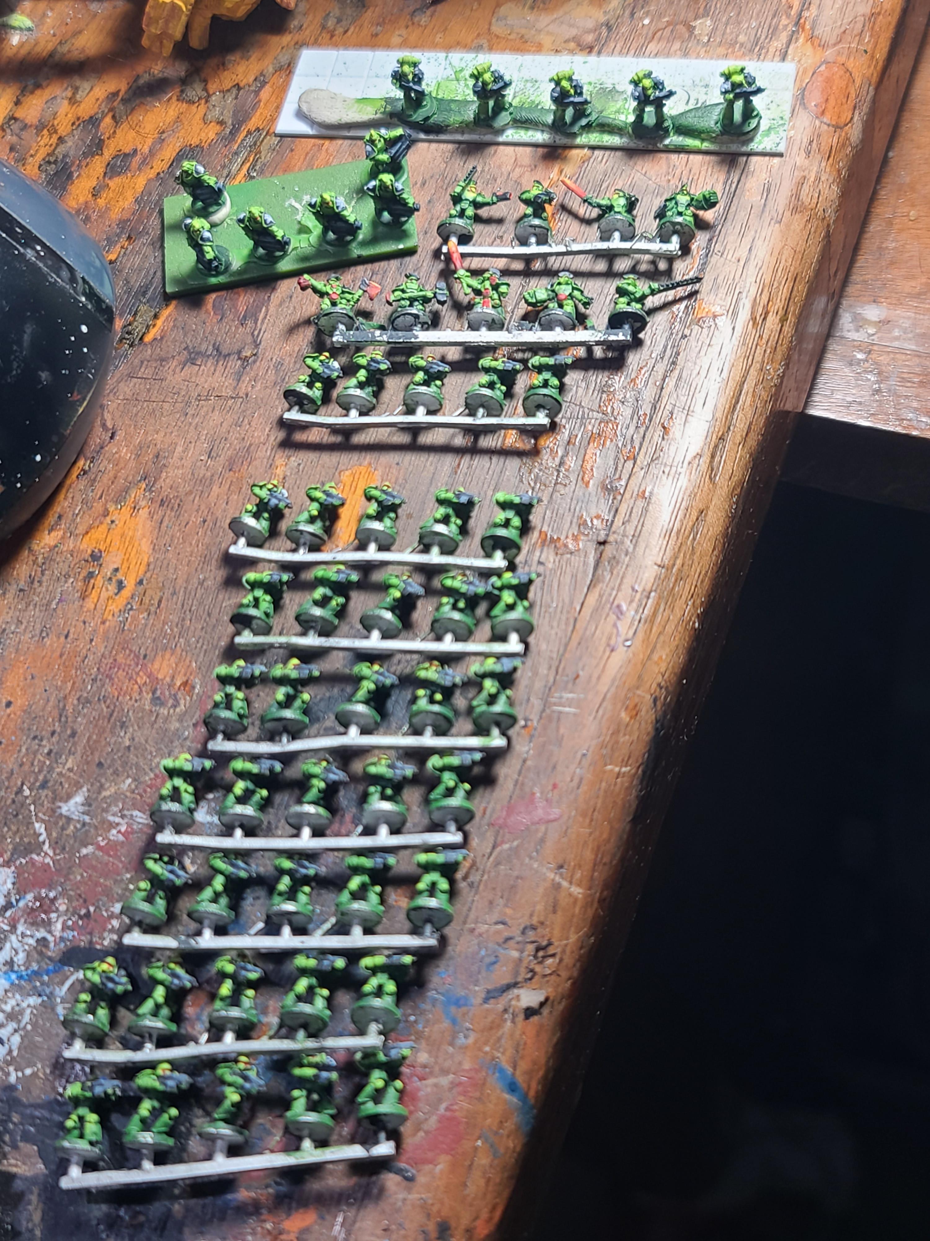 6mm, Affray Squads, Epic, Games Workshop, Space Marines, Vanguard Miniatures