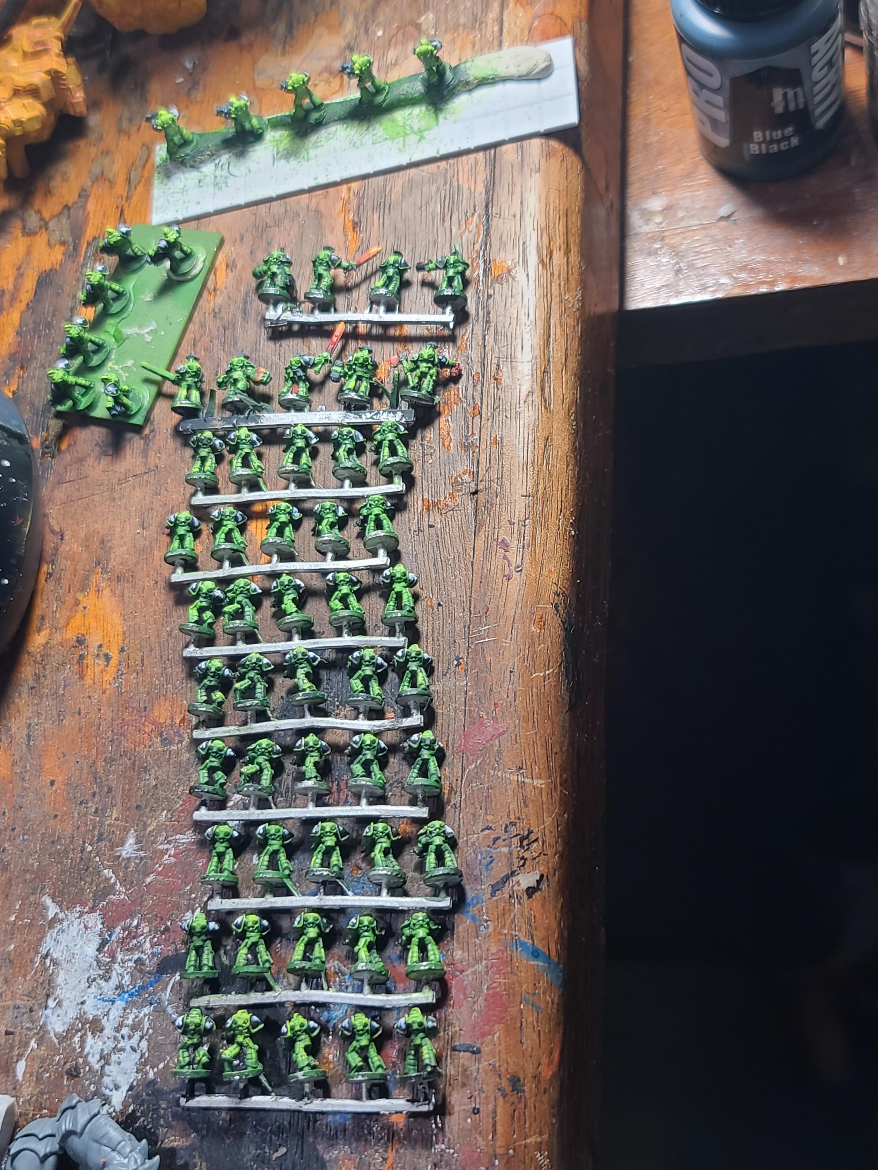 6mm, Affray Squads, Epic, Games Workshop, Space Marines, Vanguard Miniatures