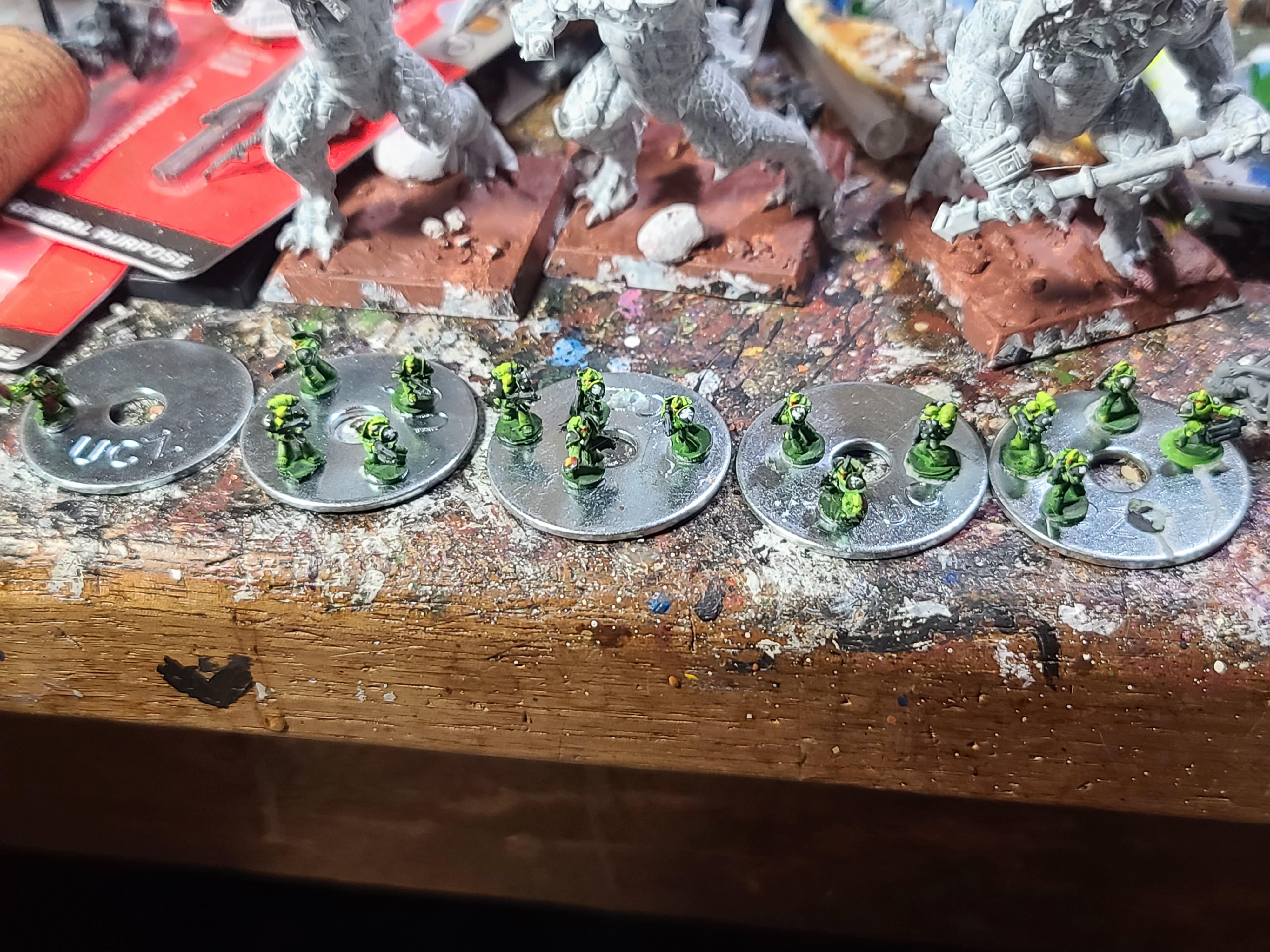 6mm, Affray Squads, Epic, Games Workshop, Space Marines, Vanguard Miniatures