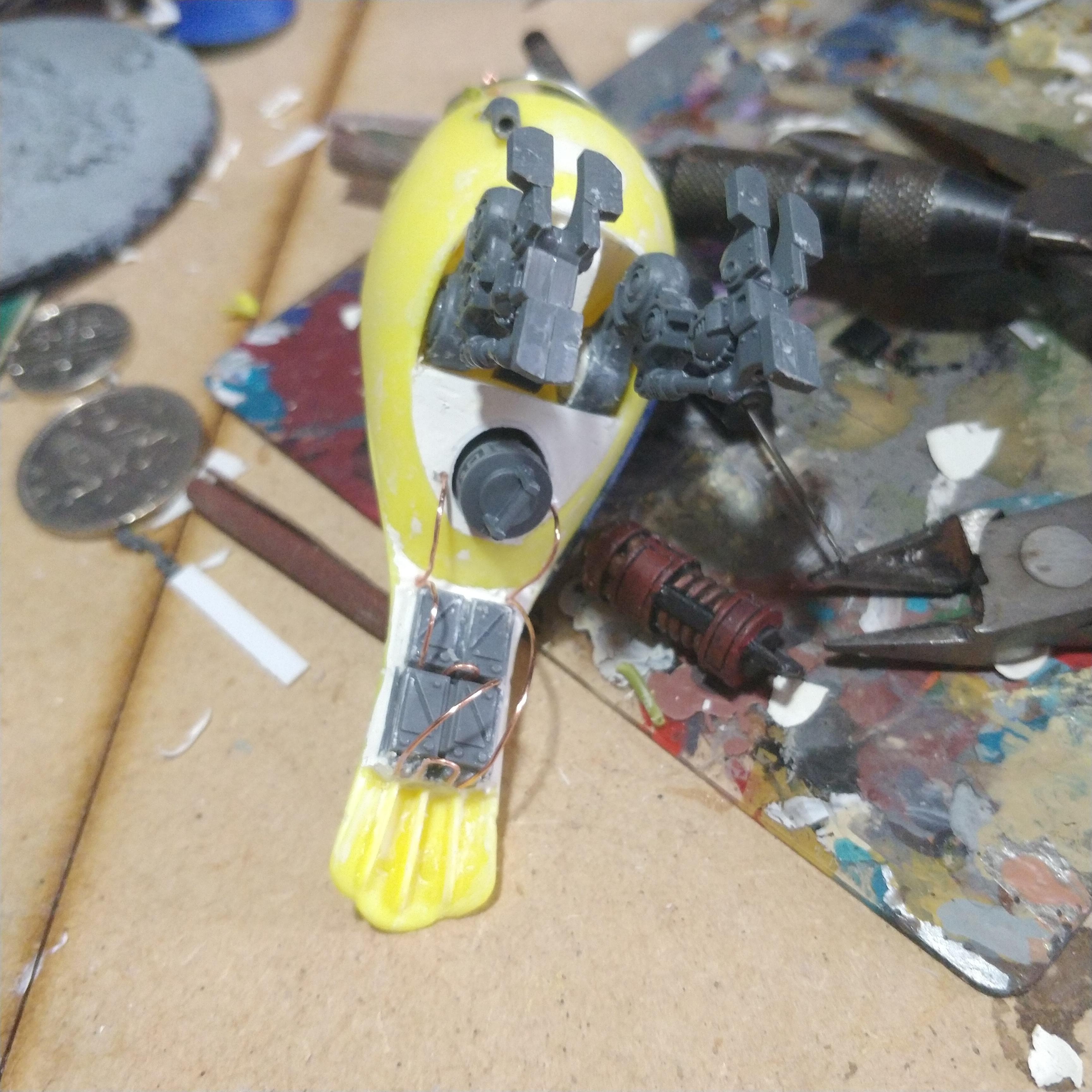 Ash Wastes, Bird, Inq28, Inquisimunda, N17, Necromunda, Robot, Servitors, Stalenhag
