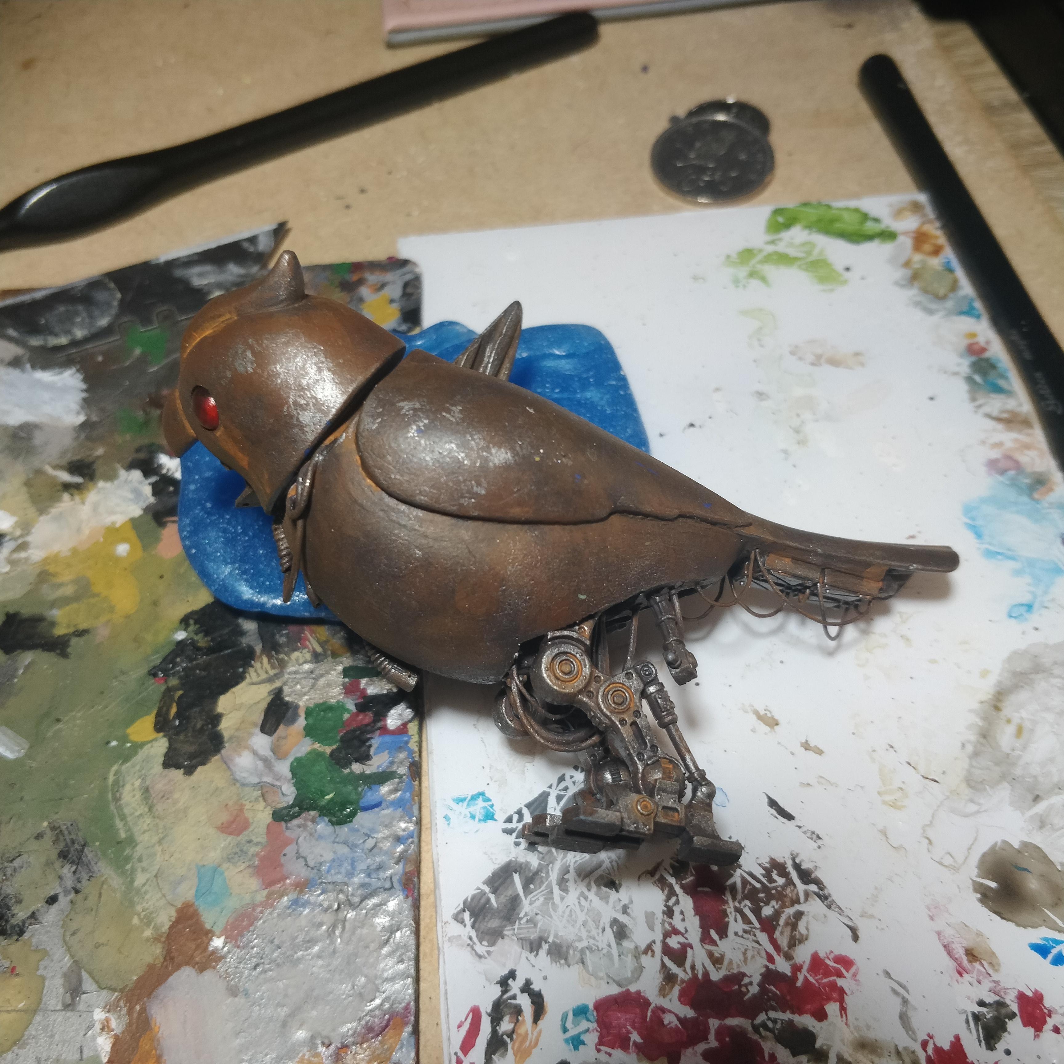 Ash Wastes, Bird, Inq28, Inquisimunda, N17, Necromunda, Robot, Servitors, Stalenhag, St�lenhag