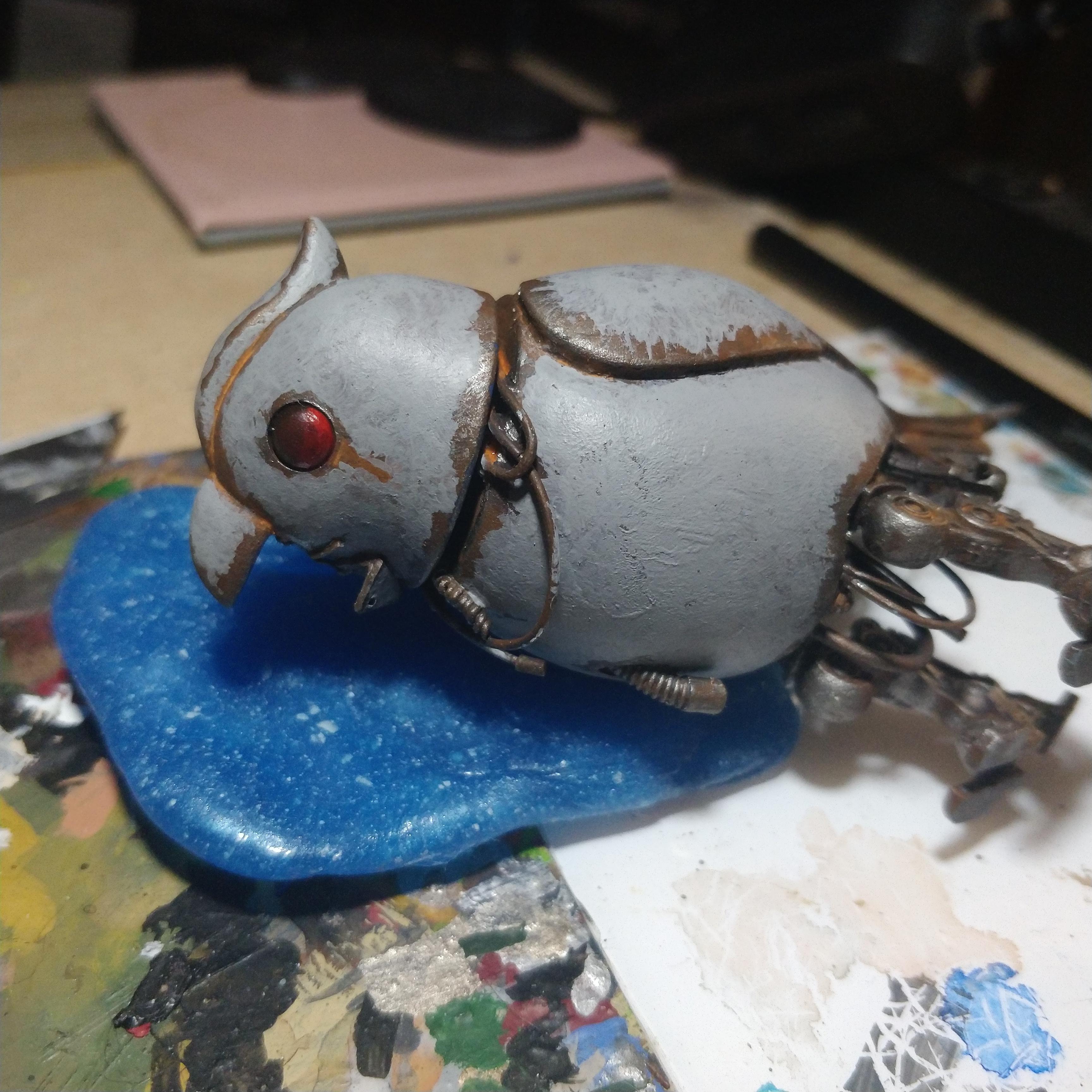 Ash Wastes, Bird, Inq28, Inquisimunda, N17, Necromunda, Robot, Servitors, Stalenhag, St�lenhag