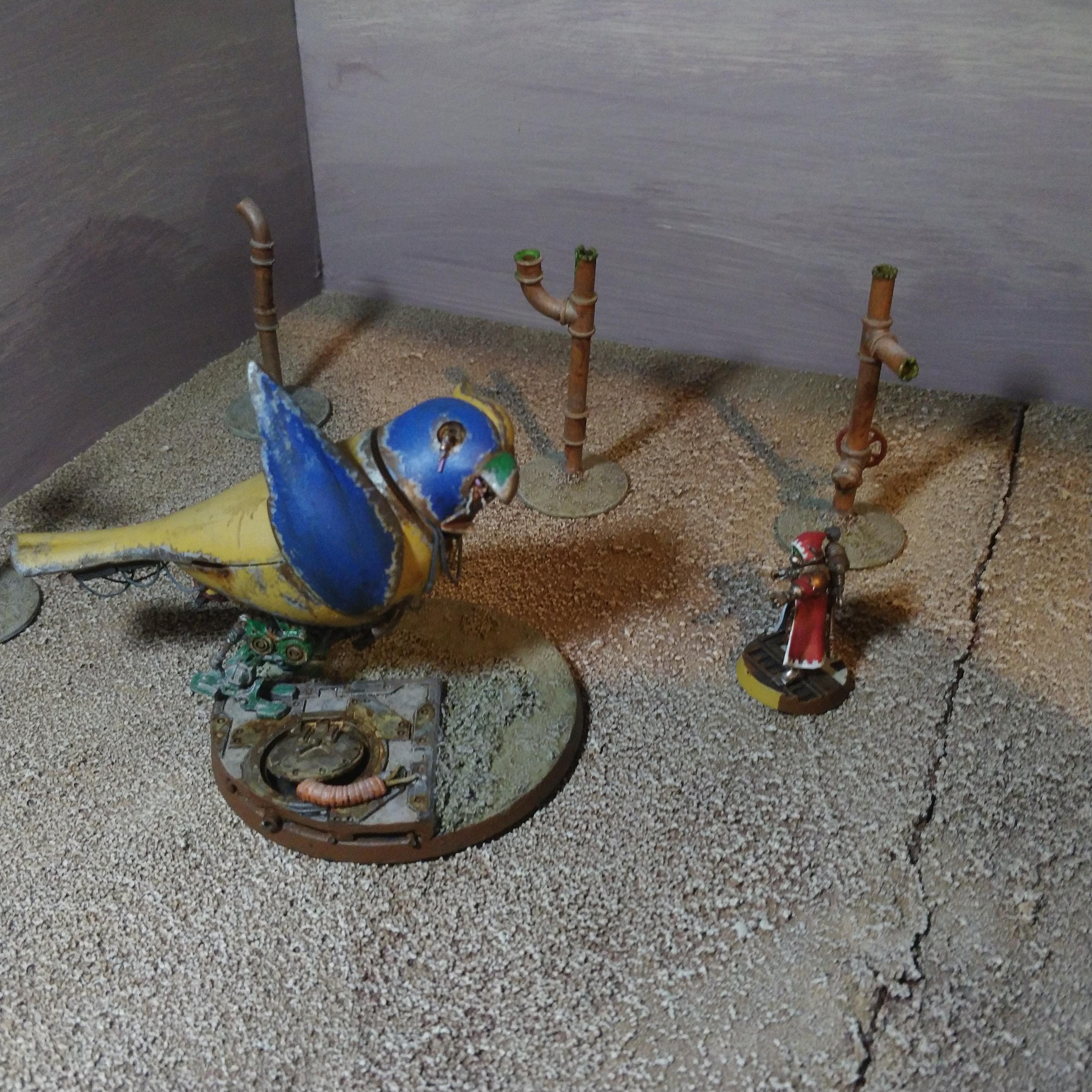 Ash Wastes, Bird, Inq28, Inquisimunda, N17, Necromunda, Robot, Servitors, Stalenhag, St�lenhag