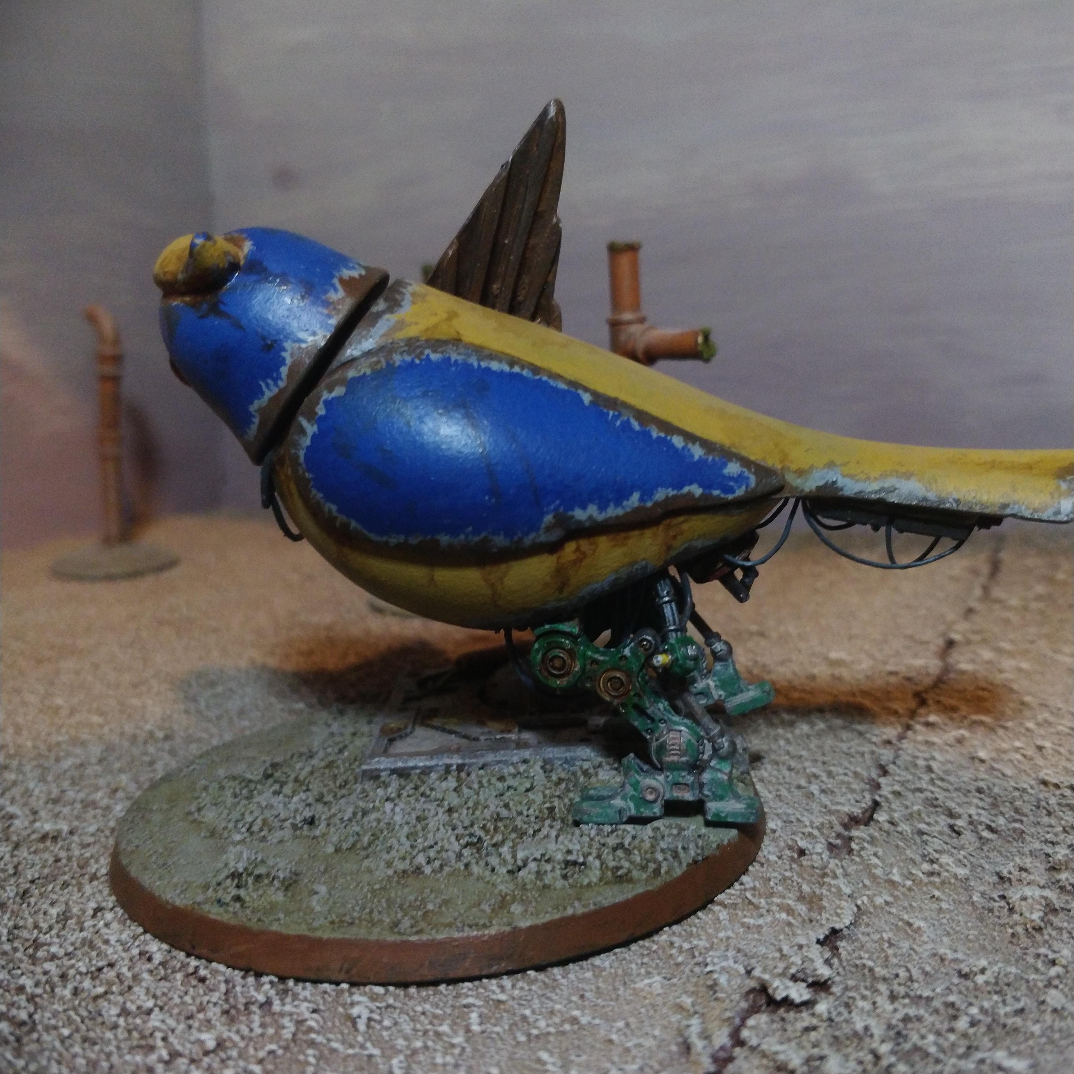 Ash Wastes, Bird, Inq28, Inquisimunda, N17, Necromunda, Robot, Servitors, Stalenhag, St�lenhag