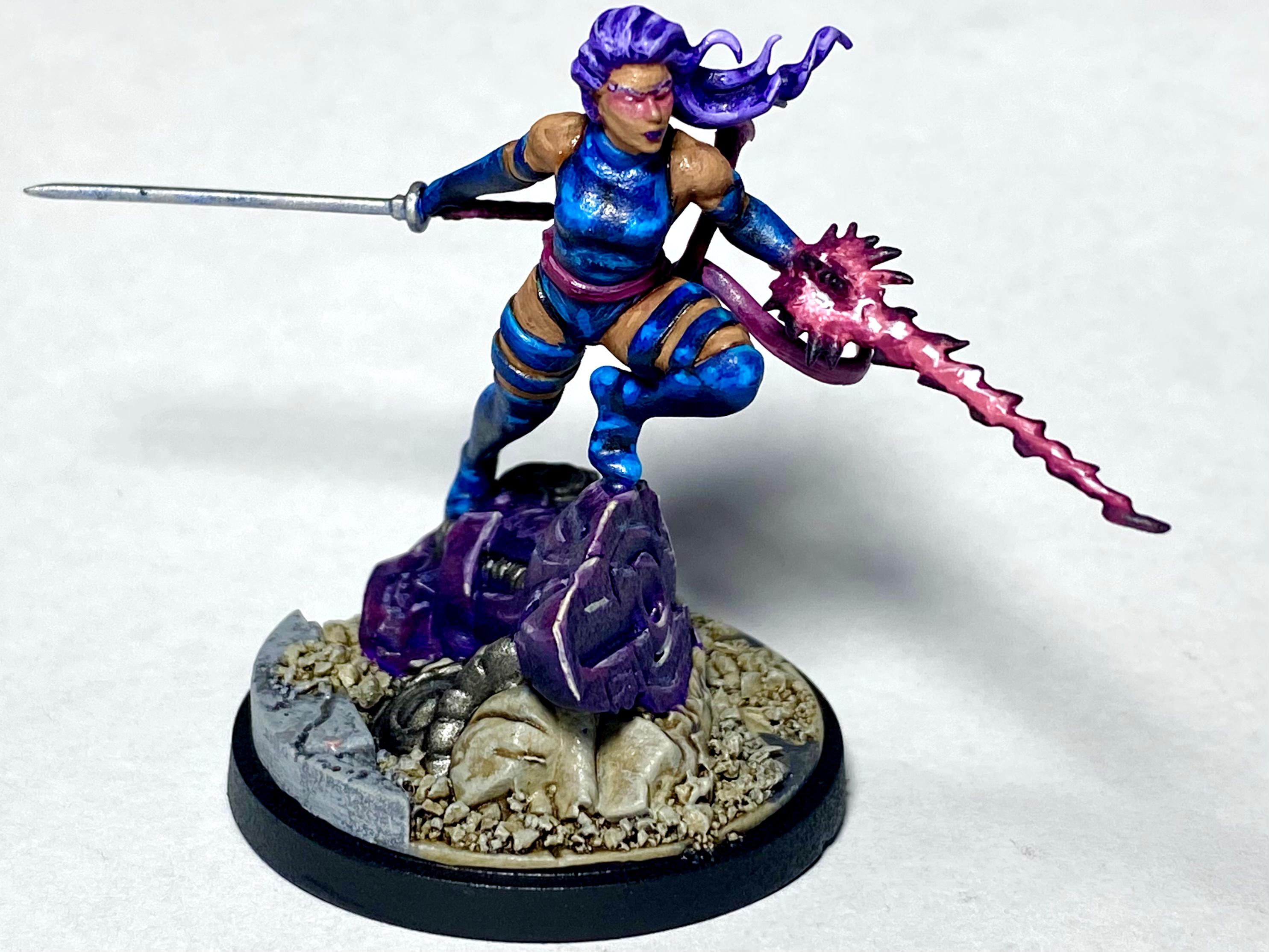 Amg, Atomic Mass Games, Infinity, Marvel Crisis Protocol, Mcp, Mutant, Psylocke, Telepath, Uncanny, X-men