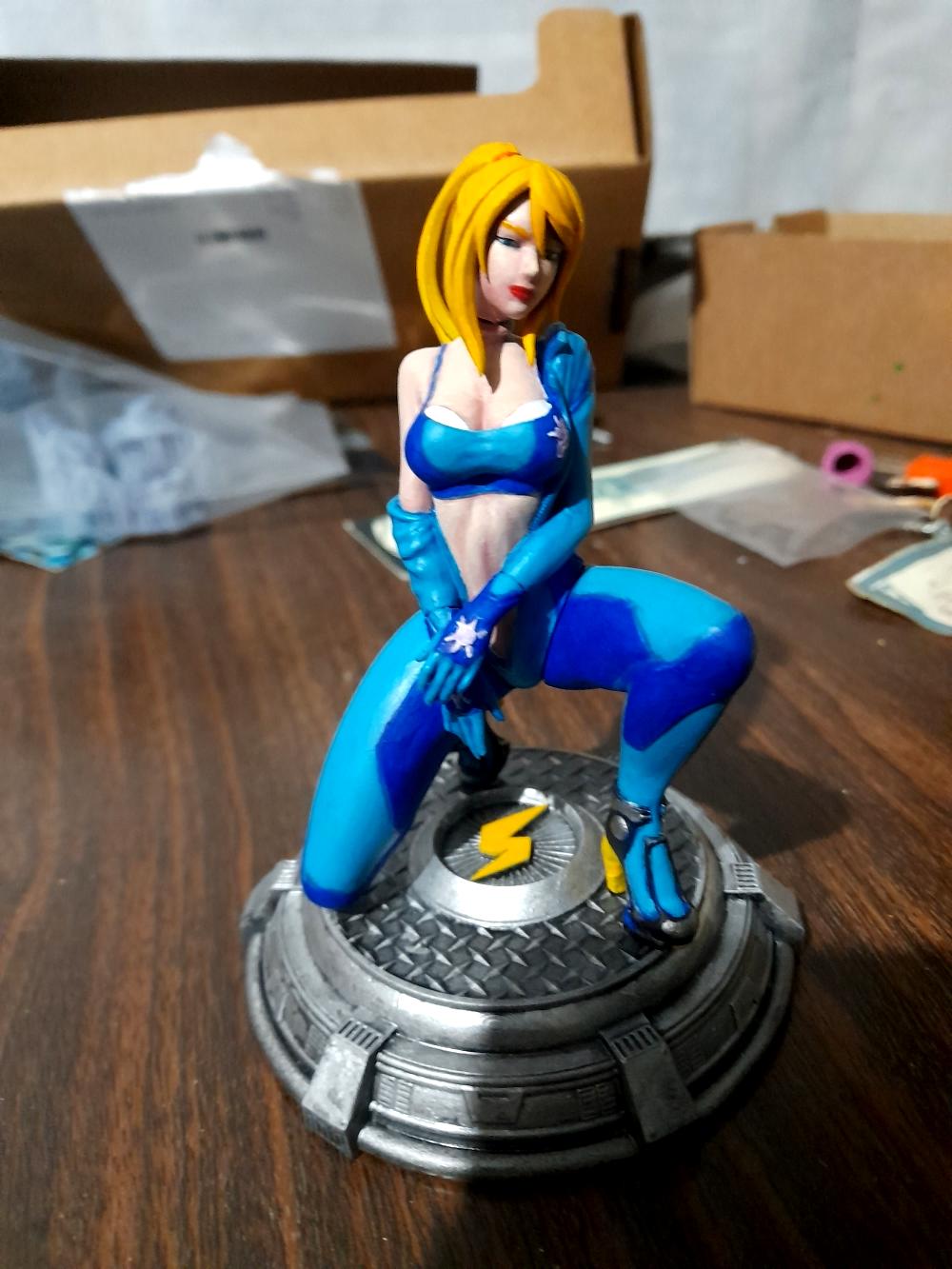 Metroid, Metroid Prime, Samus Aran, Statuette