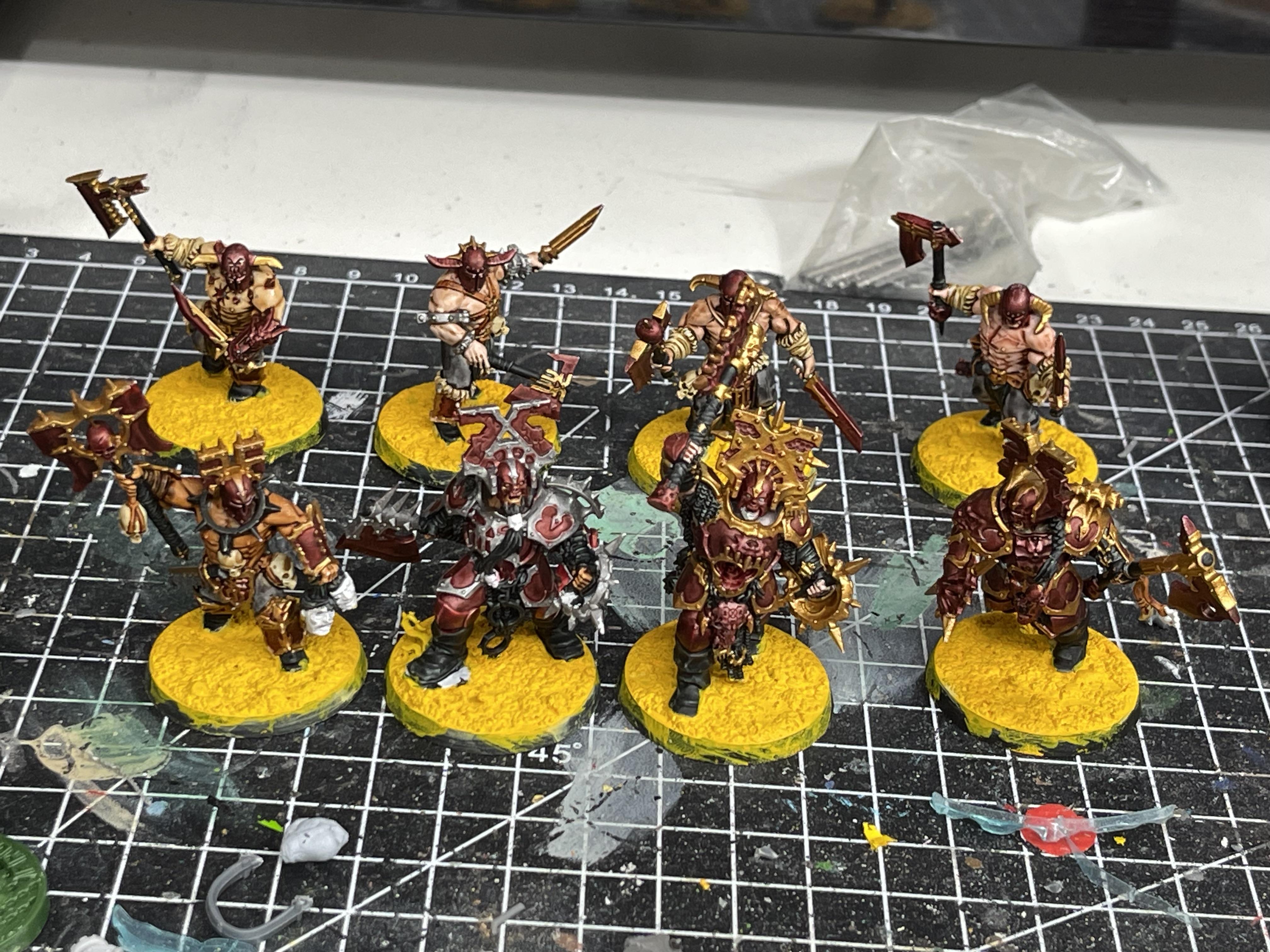 Blood Reavers, Blood Warriors, Bloodbound, Khorn, Warhammer Fantasy, Work In Progress
