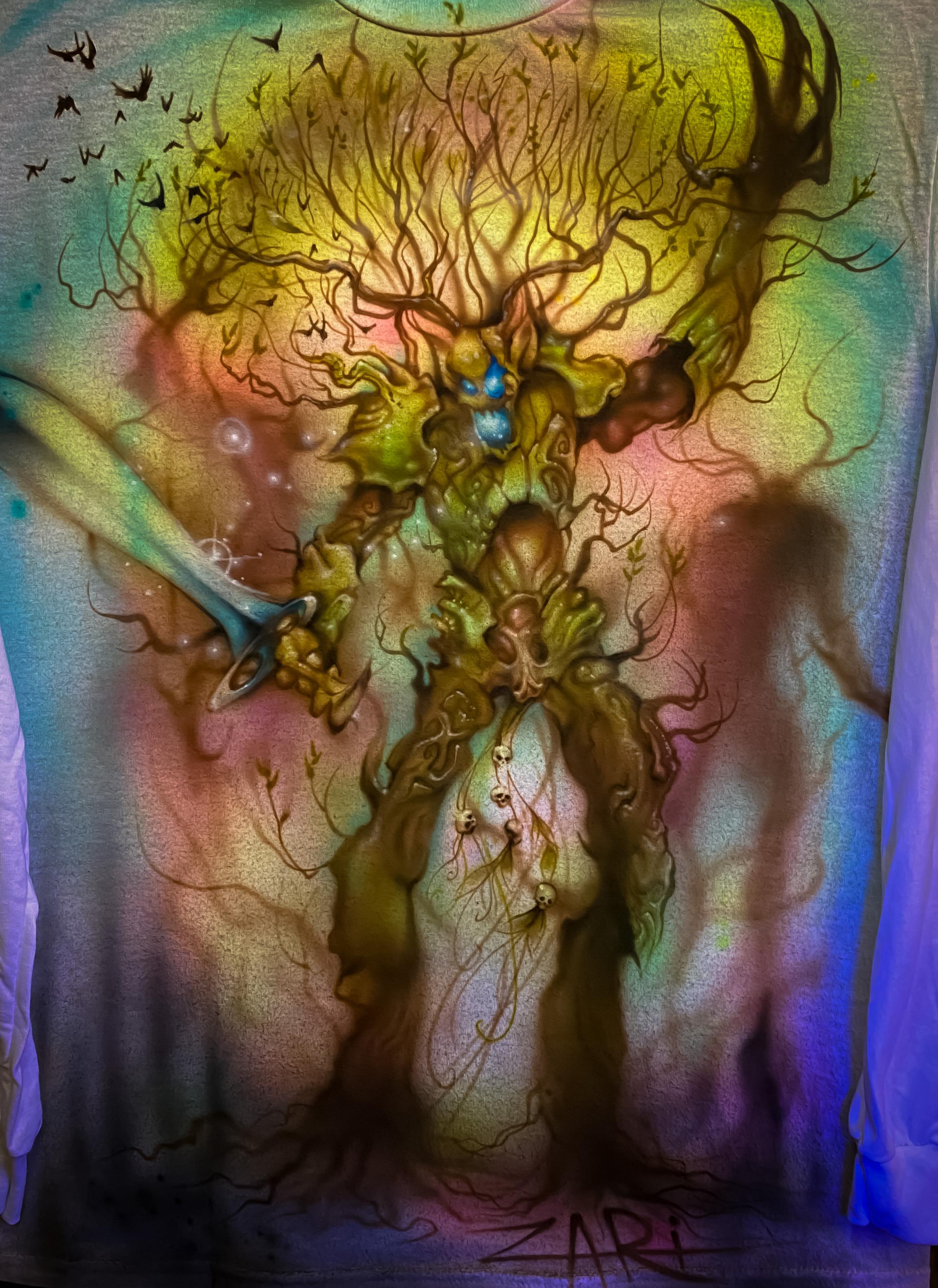 Age Of Sigmar, Airbrushed, Blacklight, Fluorescent, Sylvaneth