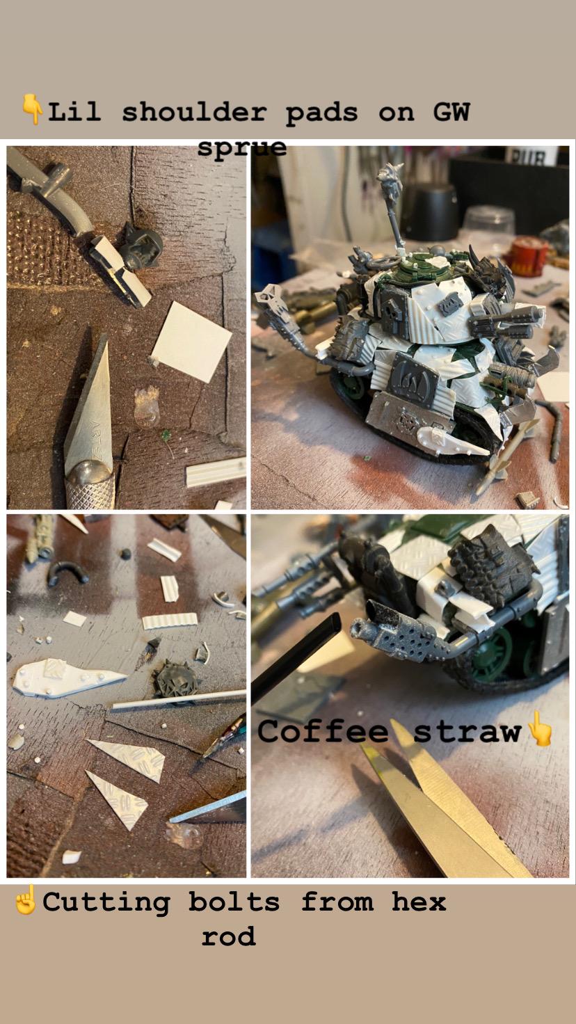 Grot Tank, Kitbashed, Work In Progress