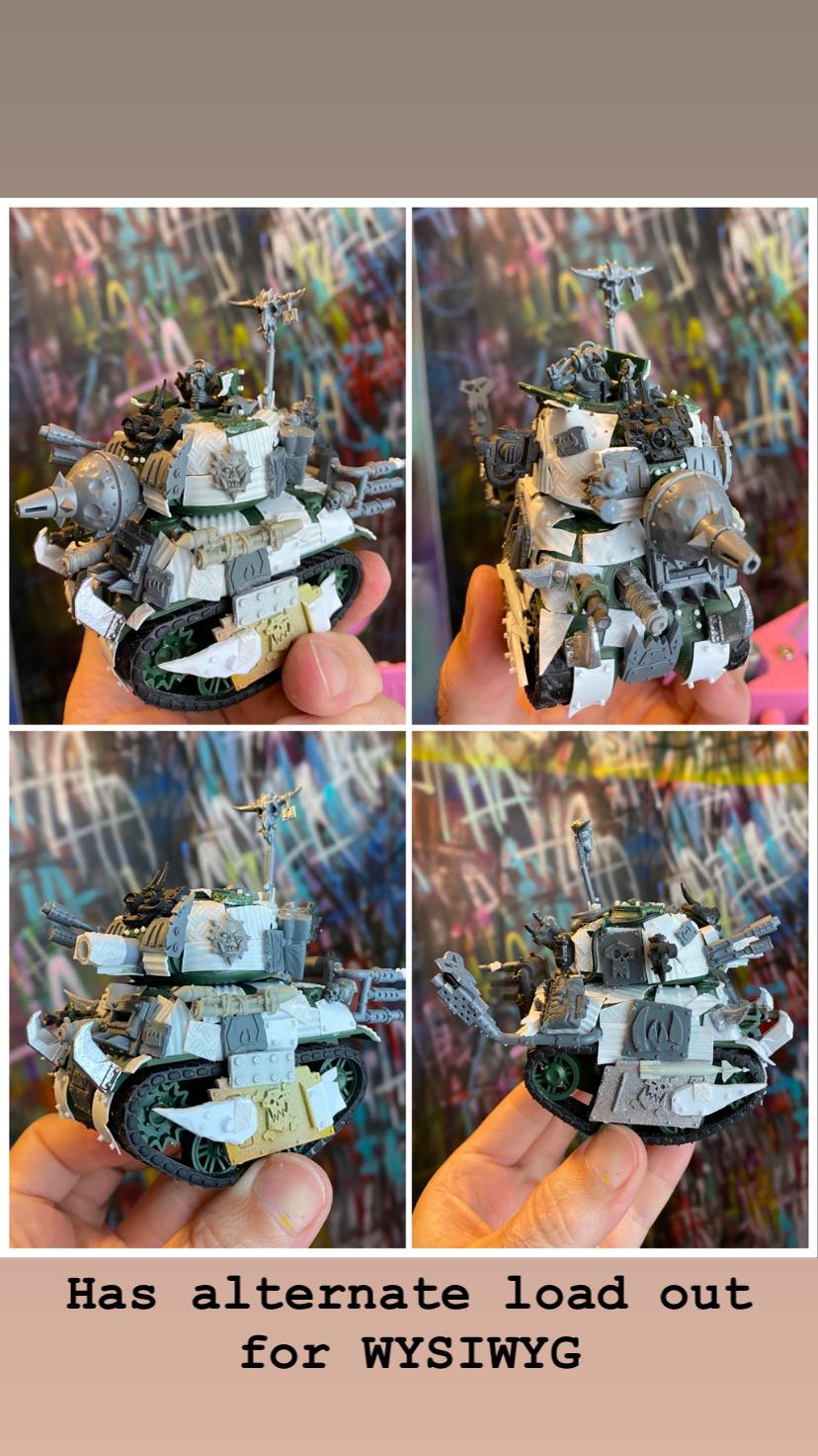 Grot Tank, Kitbashed, Work In Progress