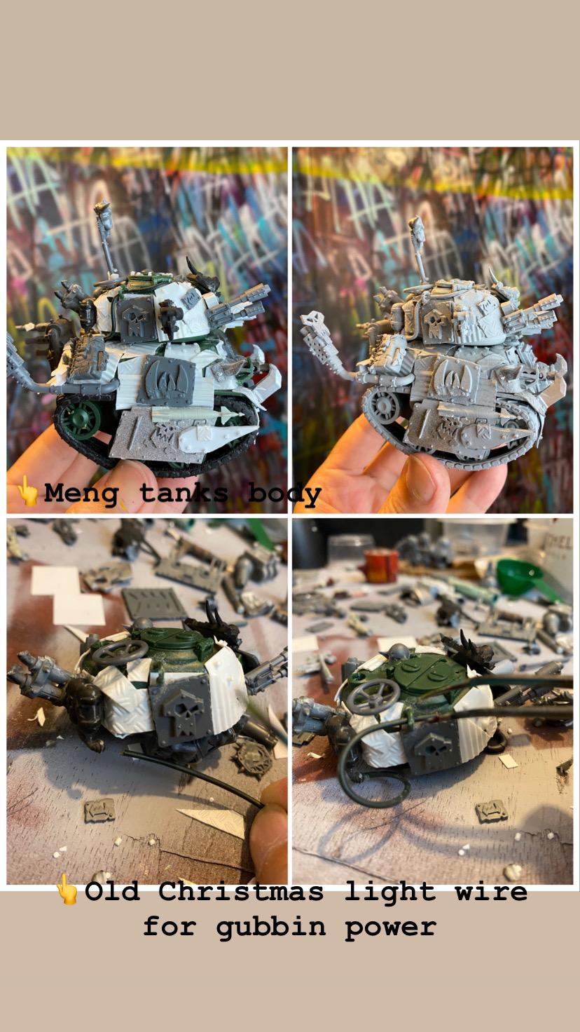 Grot Tank, Kitbashed, Work In Progress