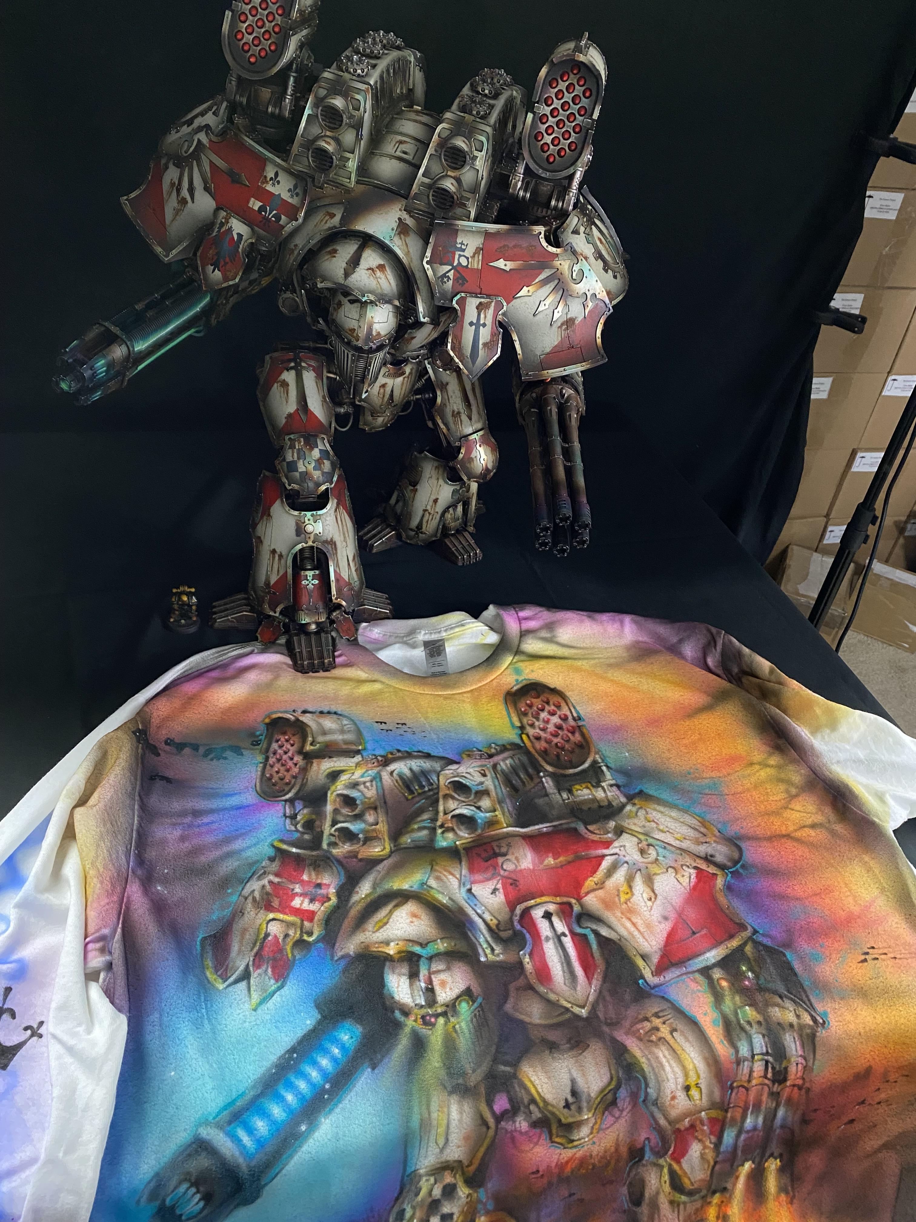 Airbrushed, Freehand, Titan, Tshirt