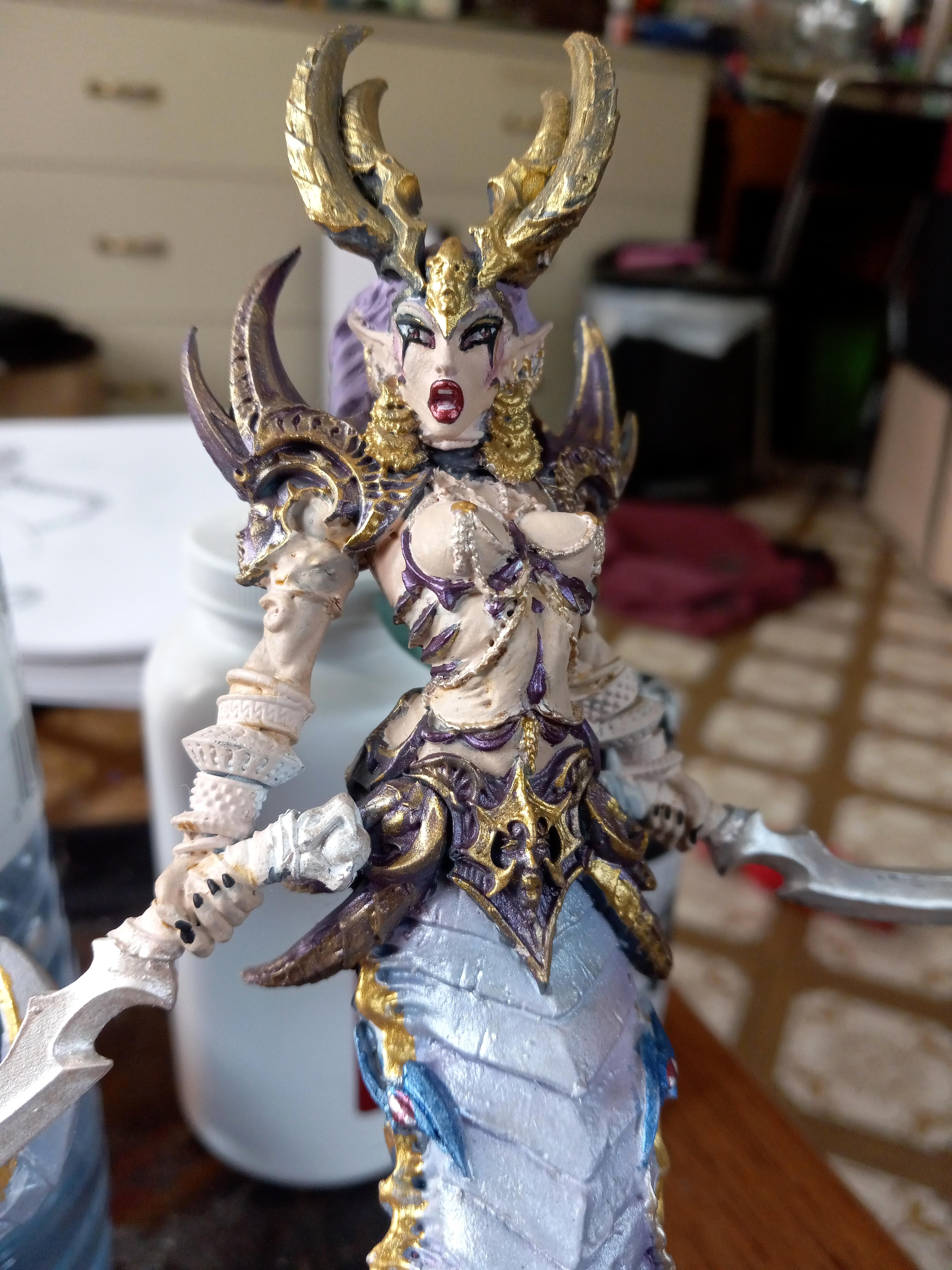 Avatar Taiphan, Metallics, Models, Painting, Raging Heroes, War Gaming