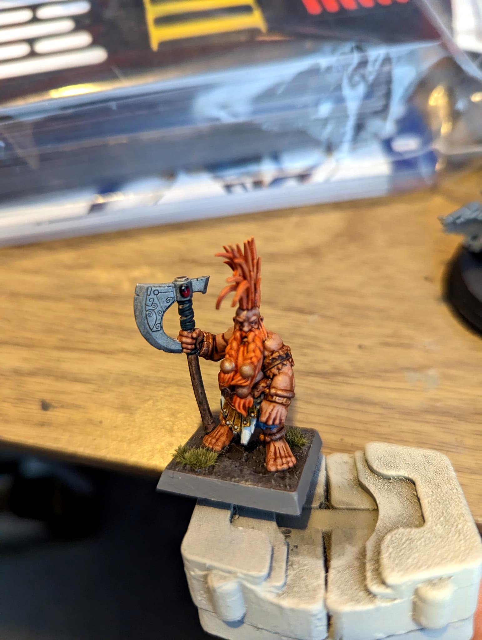 3d Print, Dwarves, Highland Miniatures, Troll Slayer