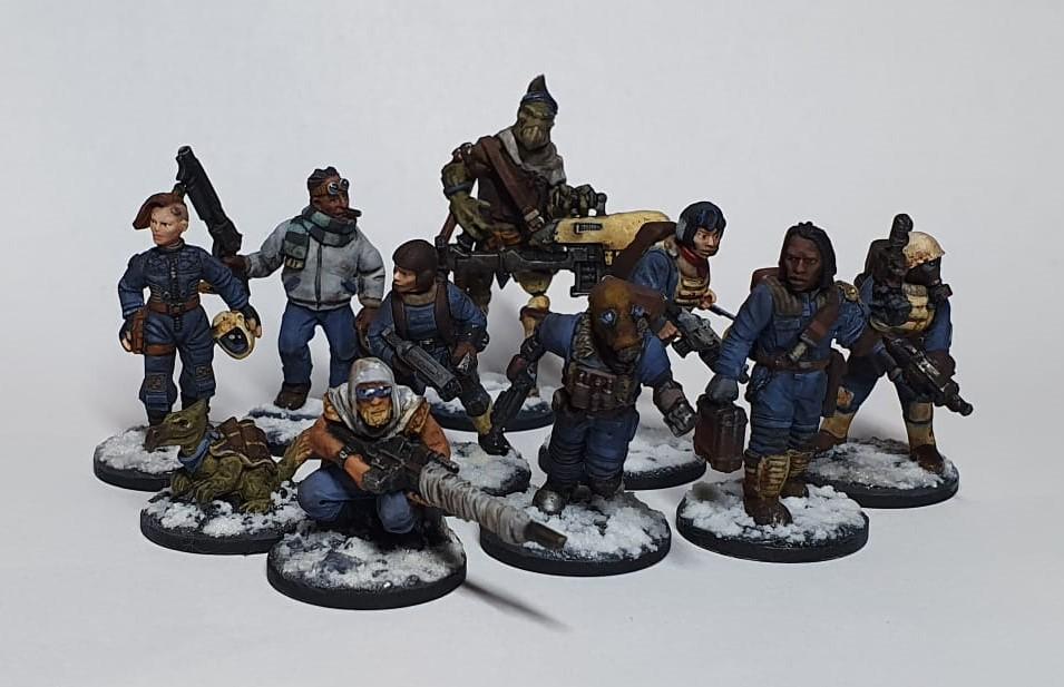 Stargrave crew - the crew of the Fisher King