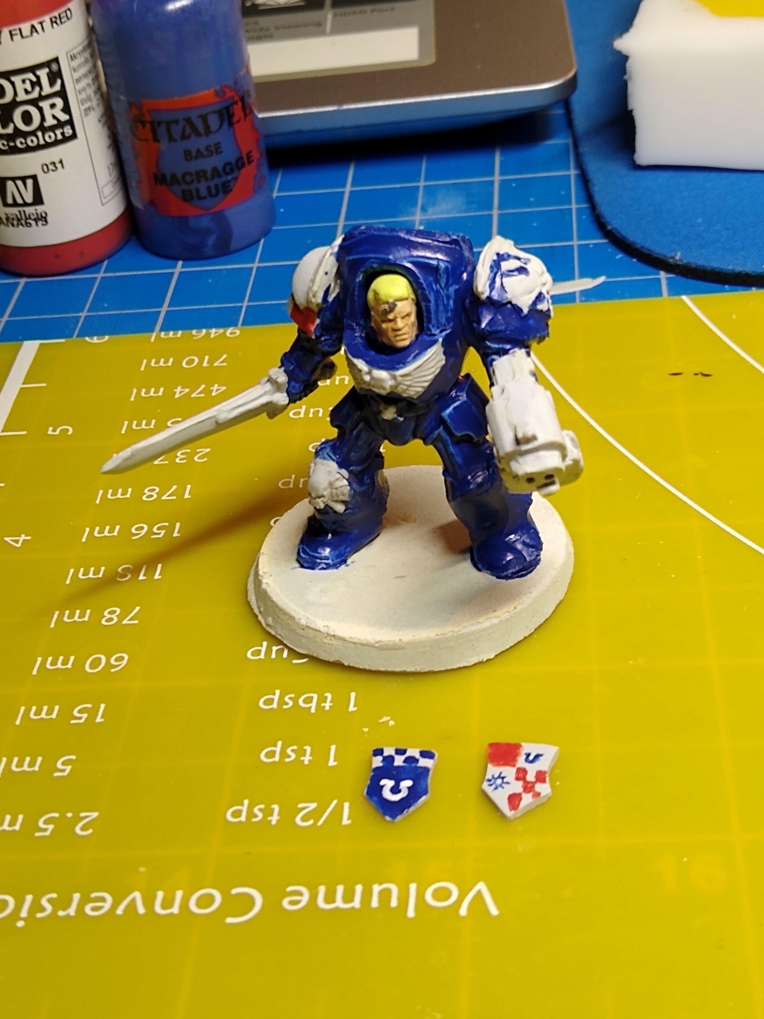 Captain, Leviathan, Space, Space Marines, Terminator Armor, Ultramarines, Warhammer 40,000, Warhammer Fantasy