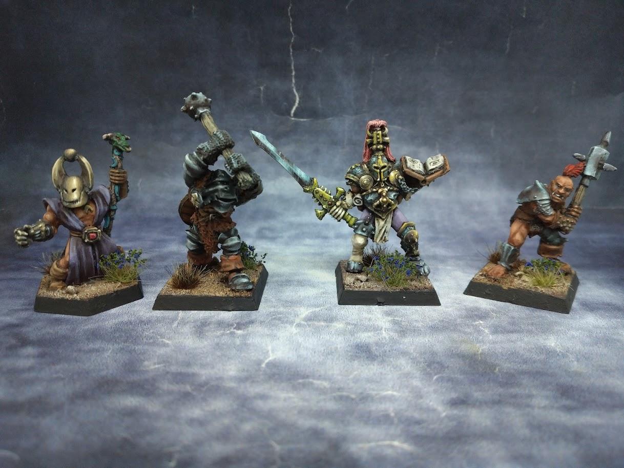 Champion, Chaos, Citadel, Games Workshop, Jes Goodwin, June 2023, Oldhammer, Realms Of Chaos, Slaanesh, Sorcerer, Thug, Warriors