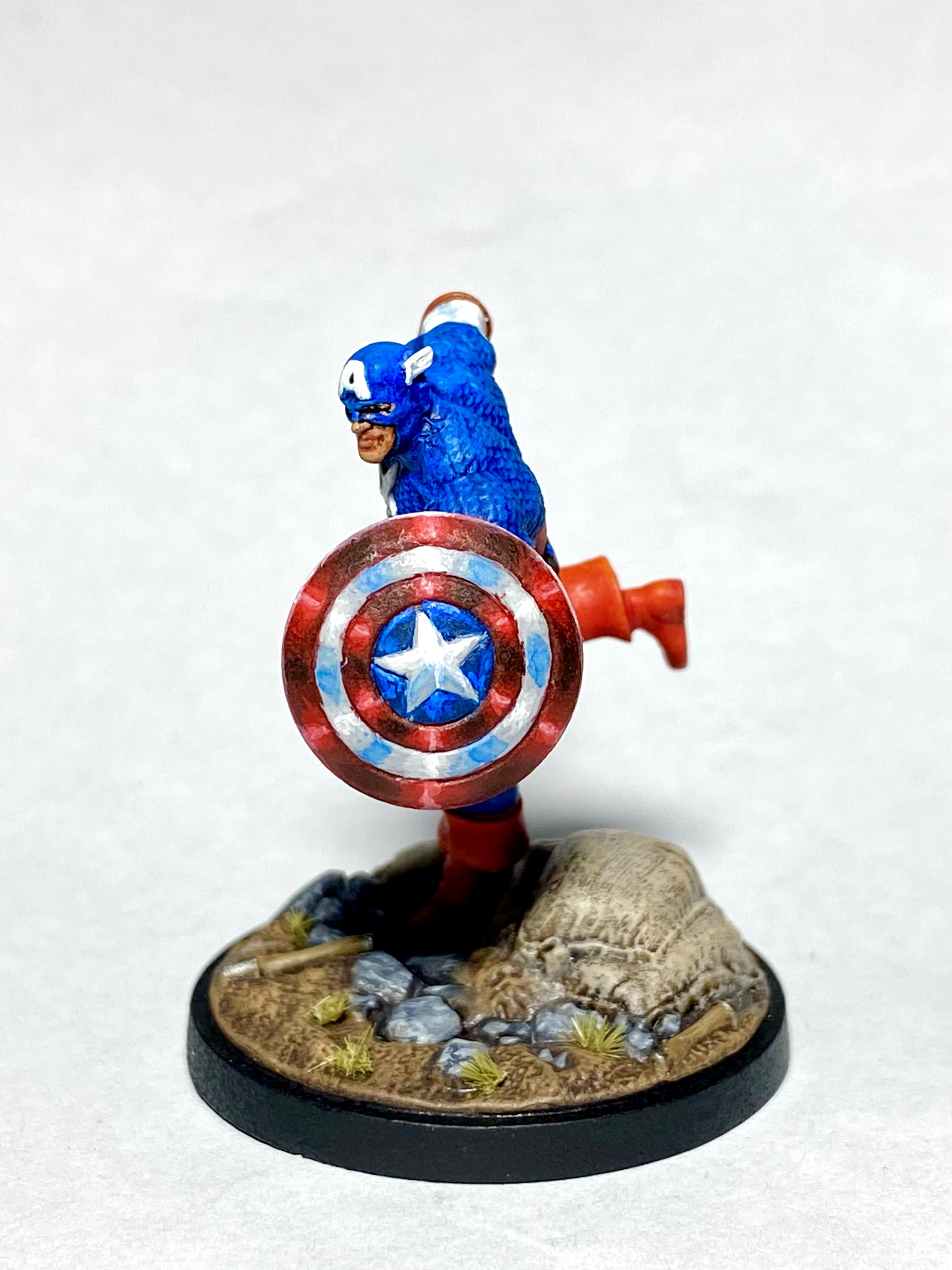 Amg, Atomic Mass Games, Avengers, Captain America, Infinity, Marvle Crisis Protocol, Mcp, Steve Rogers