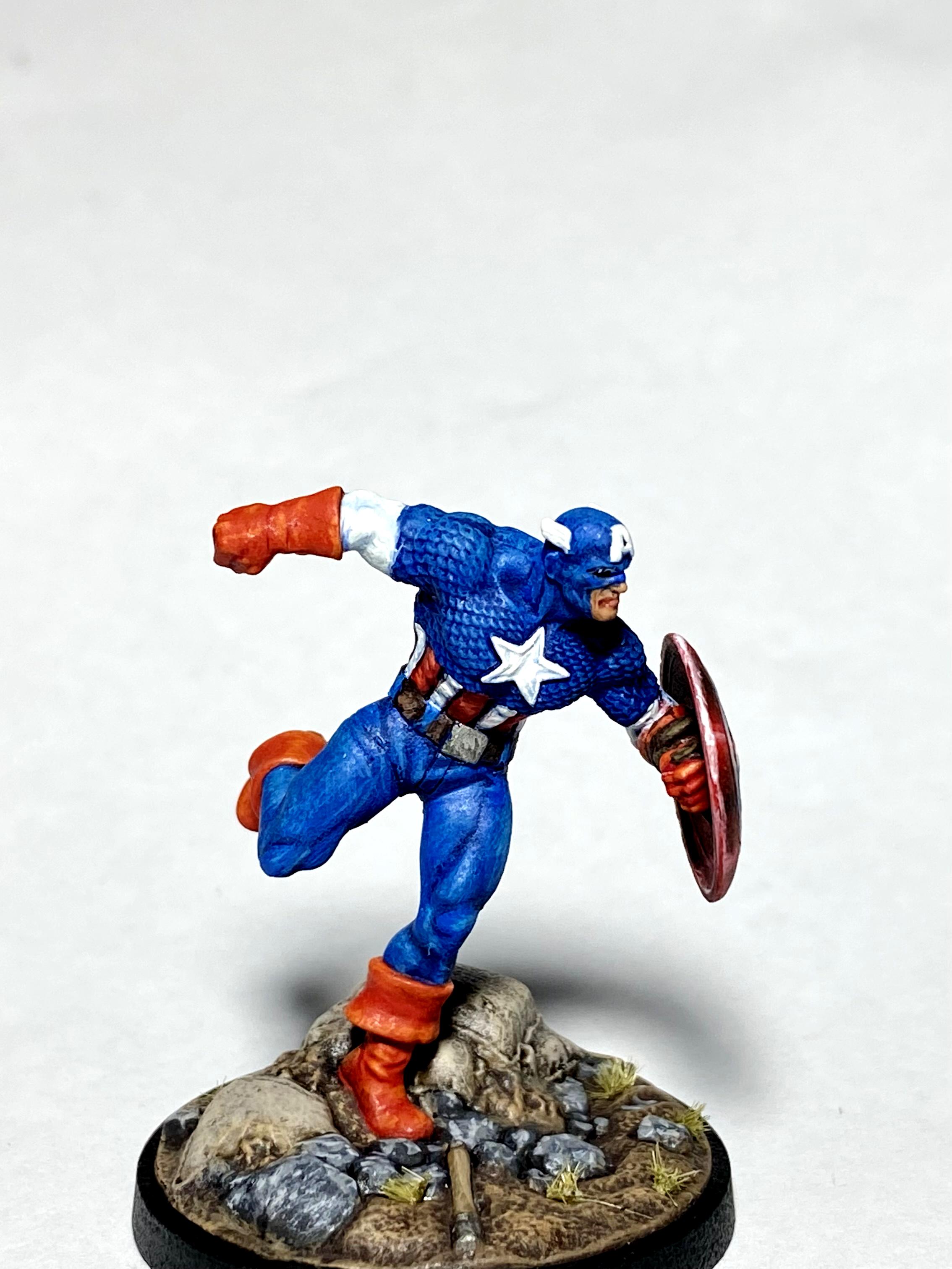 Amg, Atomic Mass Games, Avengers, Captain America, Infinity, Marvle Crisis Protocol, Mcp, Steve Rogers