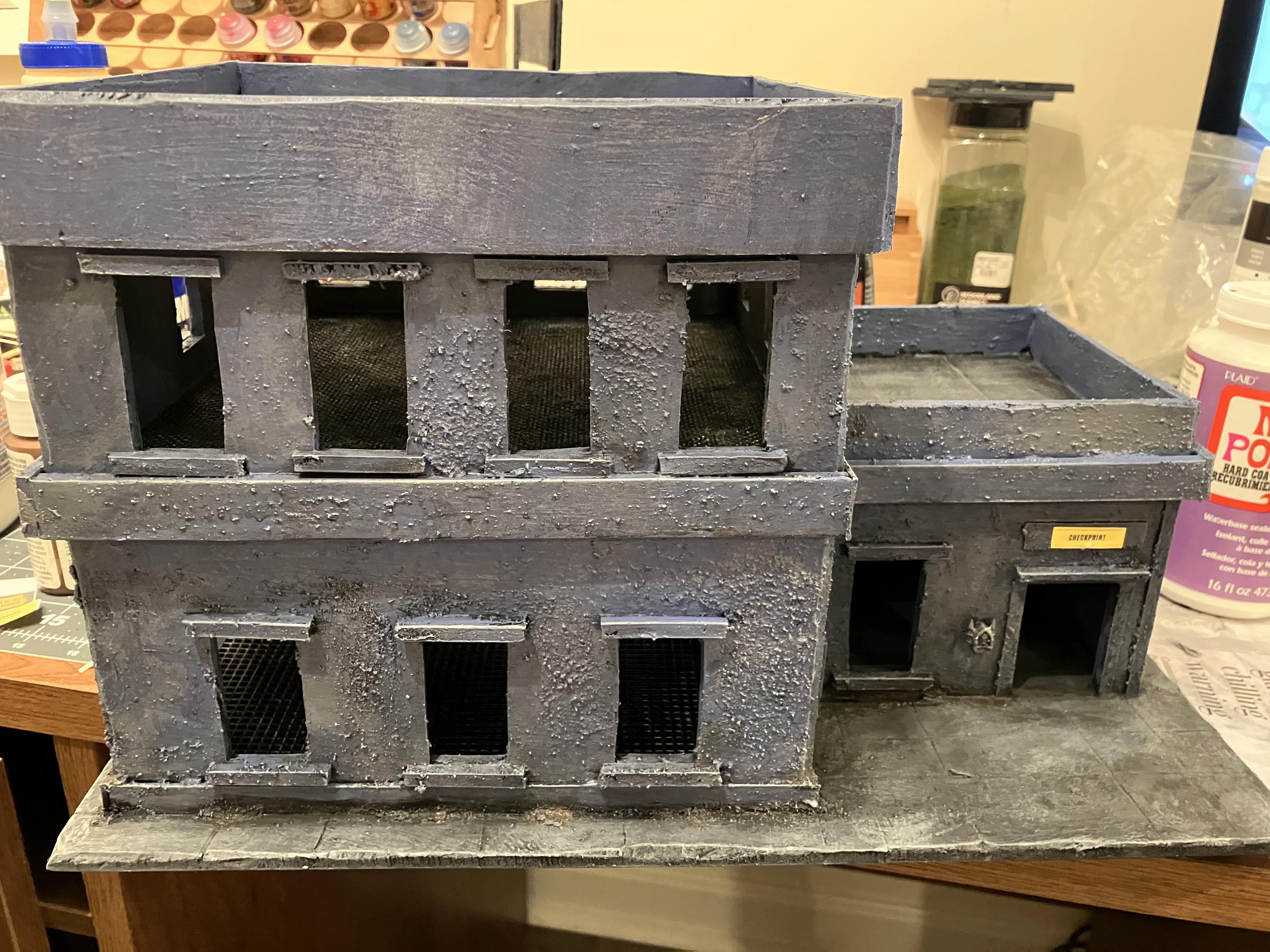 Arbites Station, Do-it-yourself, Police Station, Scratch Build